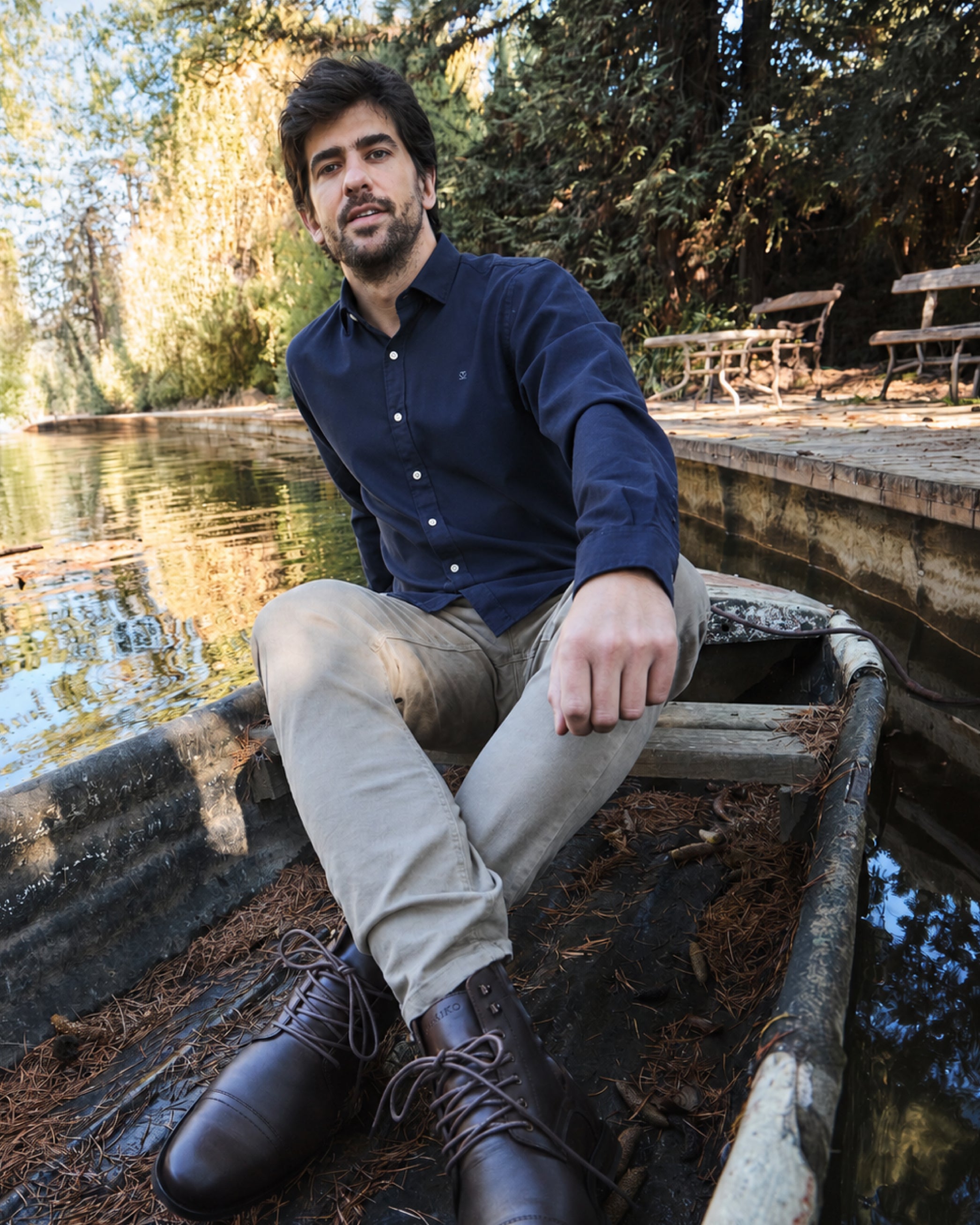 Camisa Drill Navy
