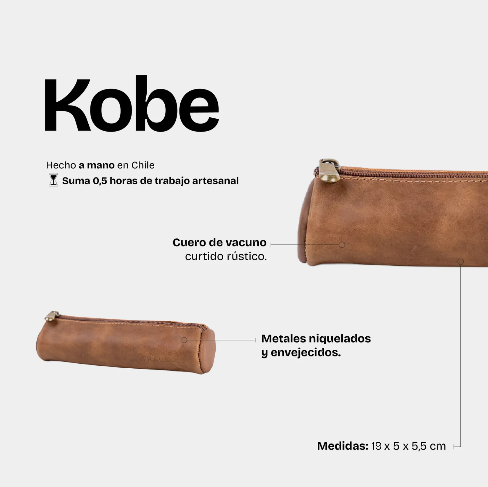 Estuche Kobe Café - Trauko