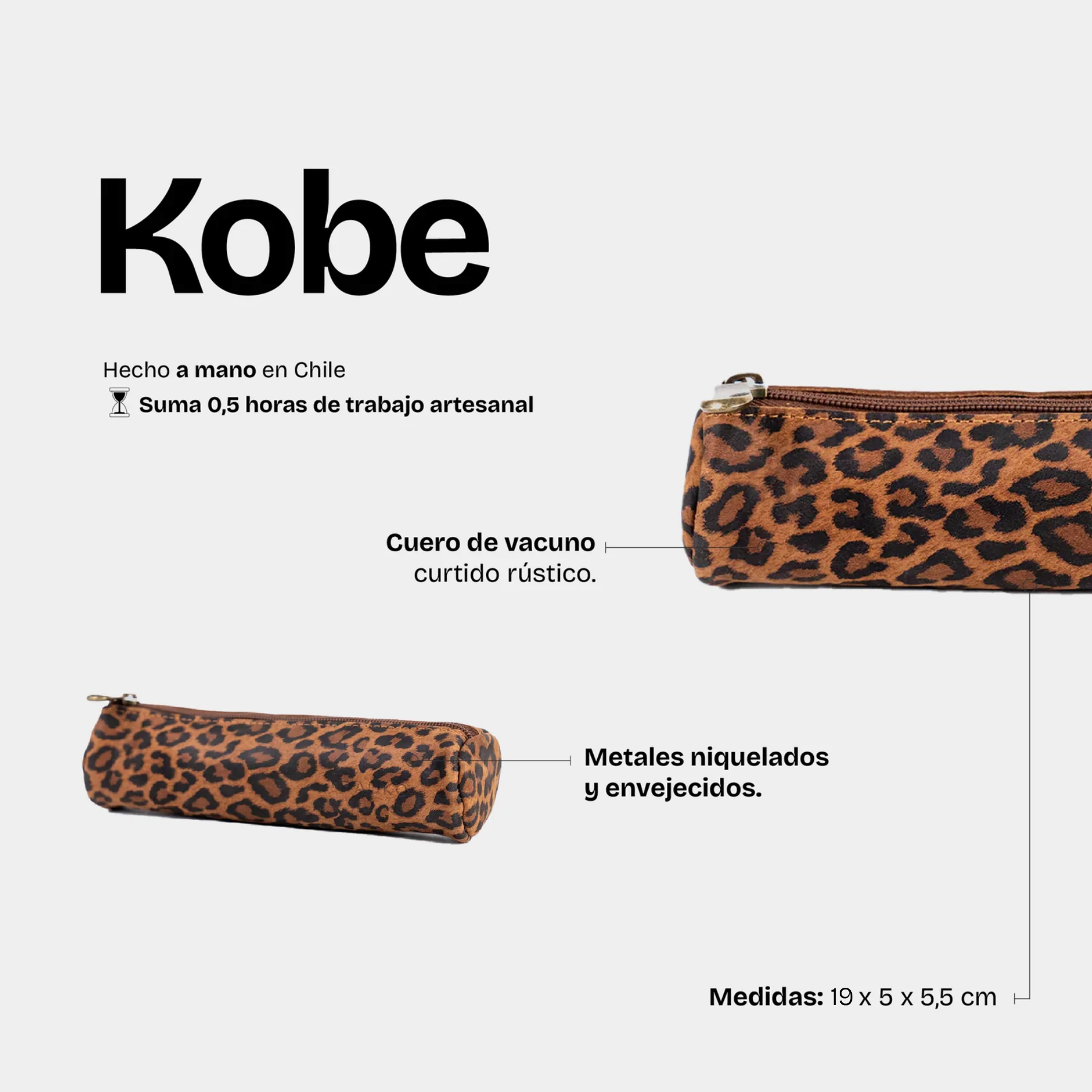 Estuche Kobe Animal Print - Trauko