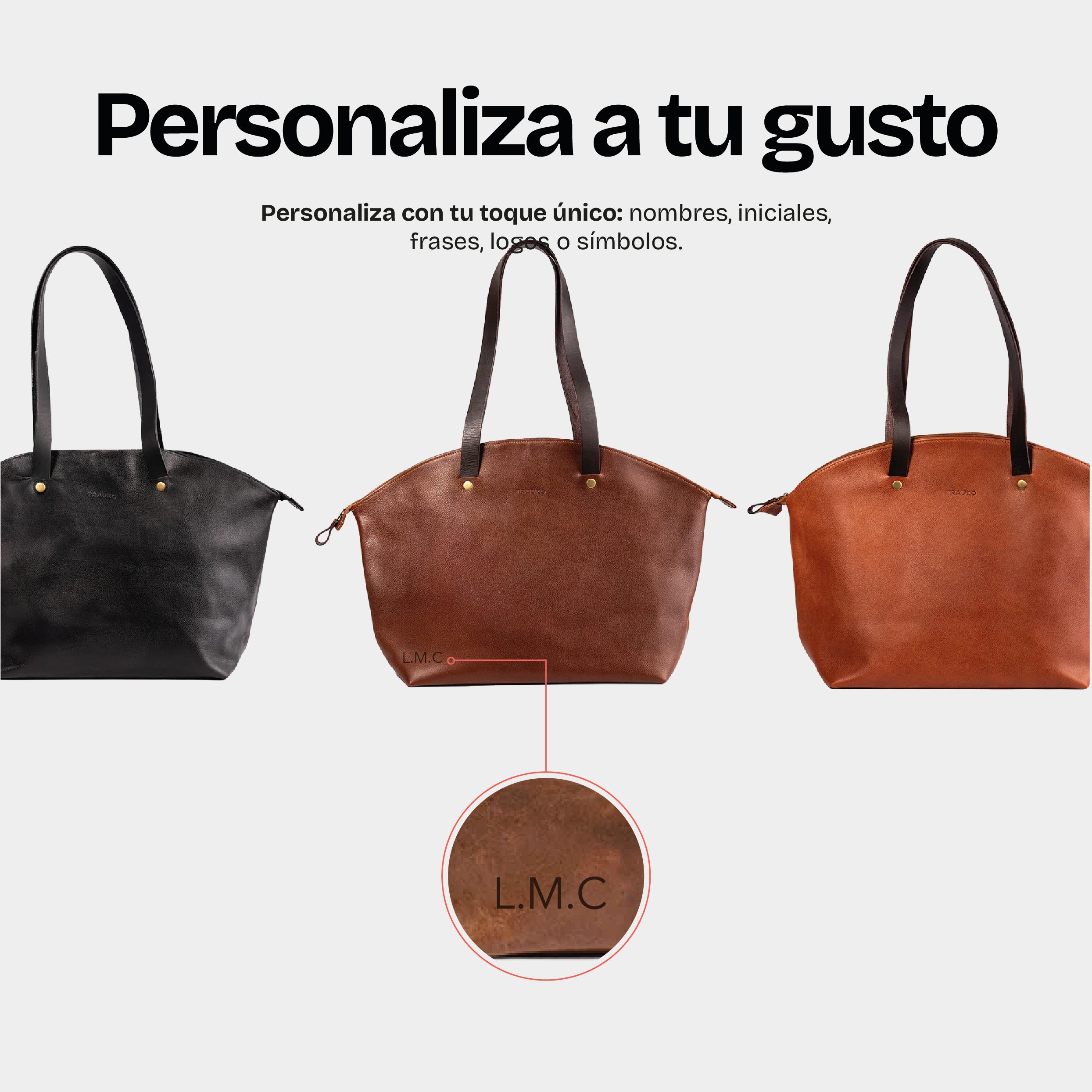 Cartera Capri Castaño - Trauko