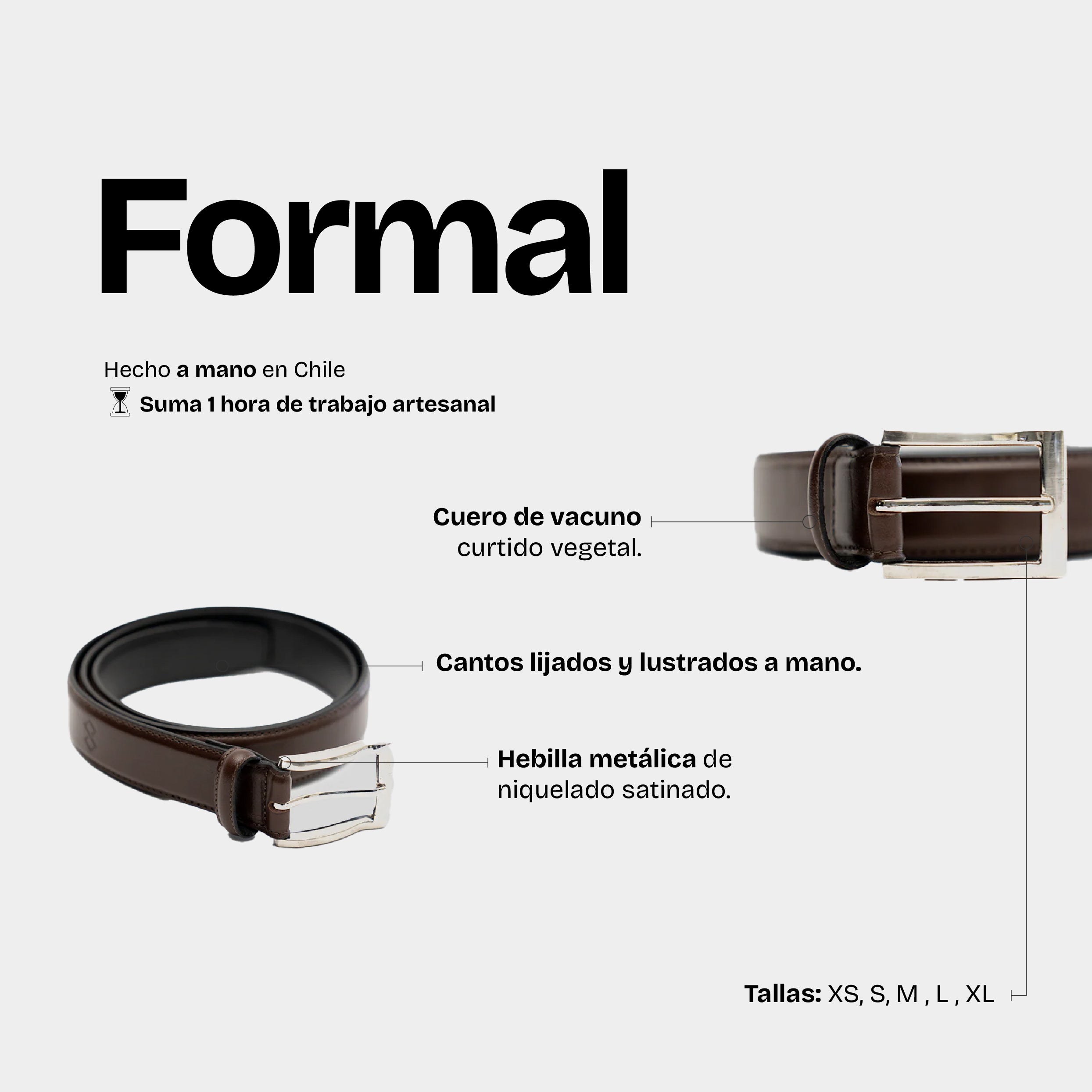 Cinturón Formal Brandy