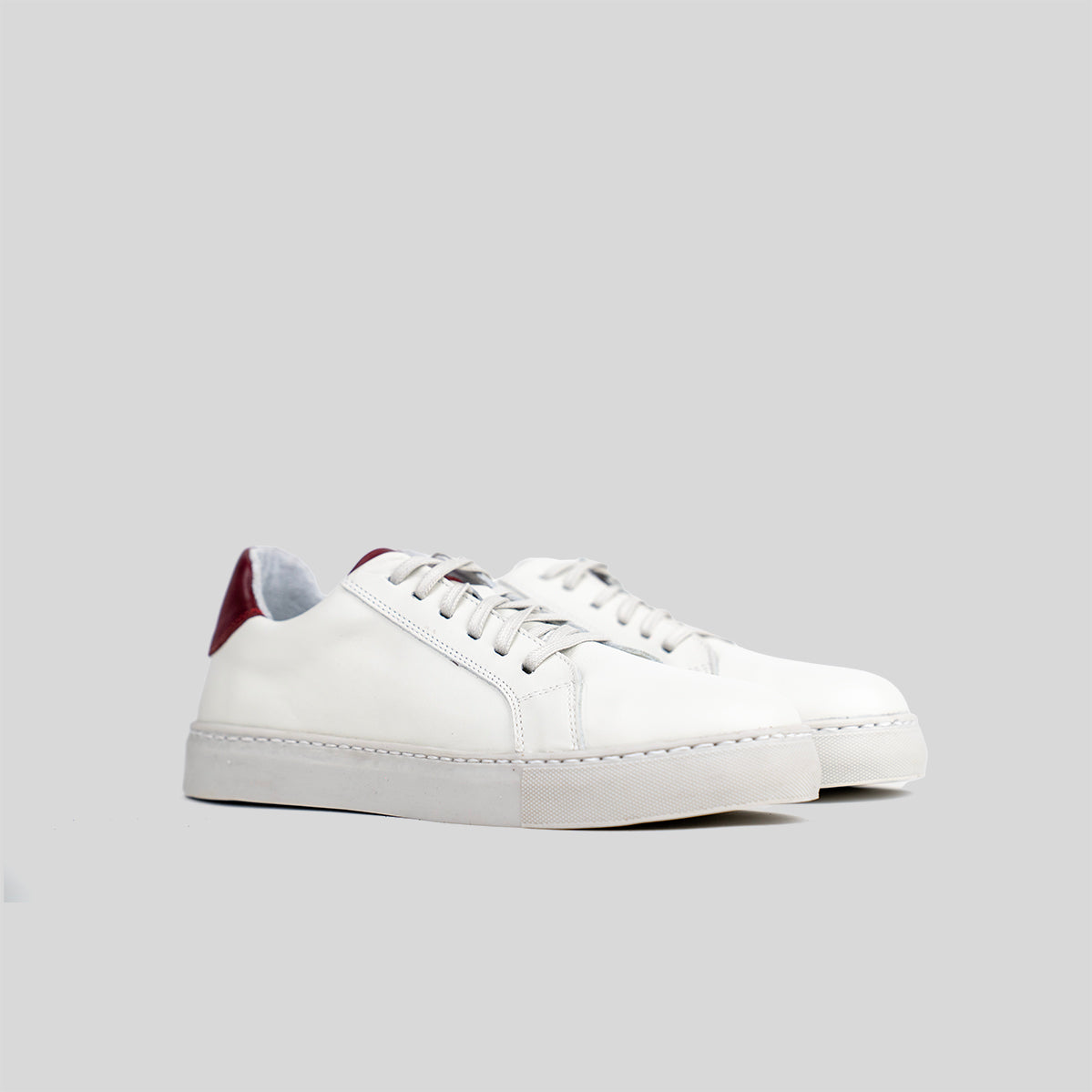 Zapatilla Hombre Montblanc Blanco/Burdeo