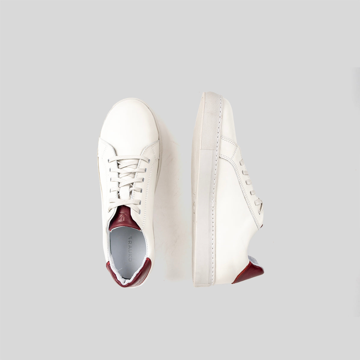 Zapatilla Hombre Montblanc Blanco/Burdeo