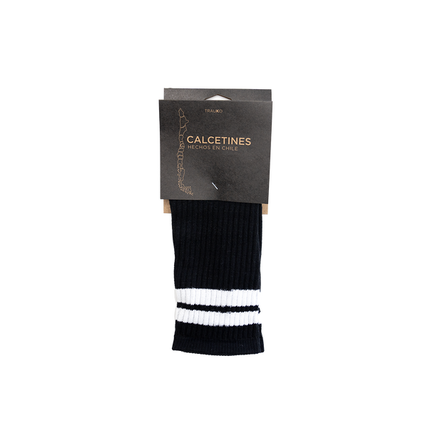Calcetín Negro/Blanco - Trauko
