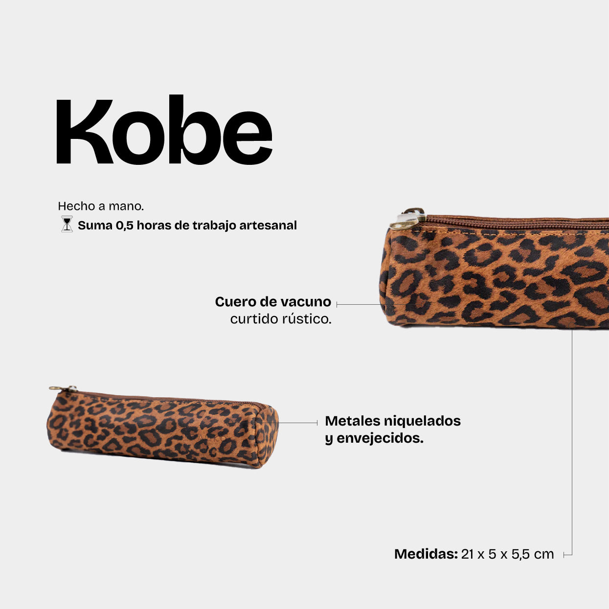 Estuche Kobe Animal Print - Trauko