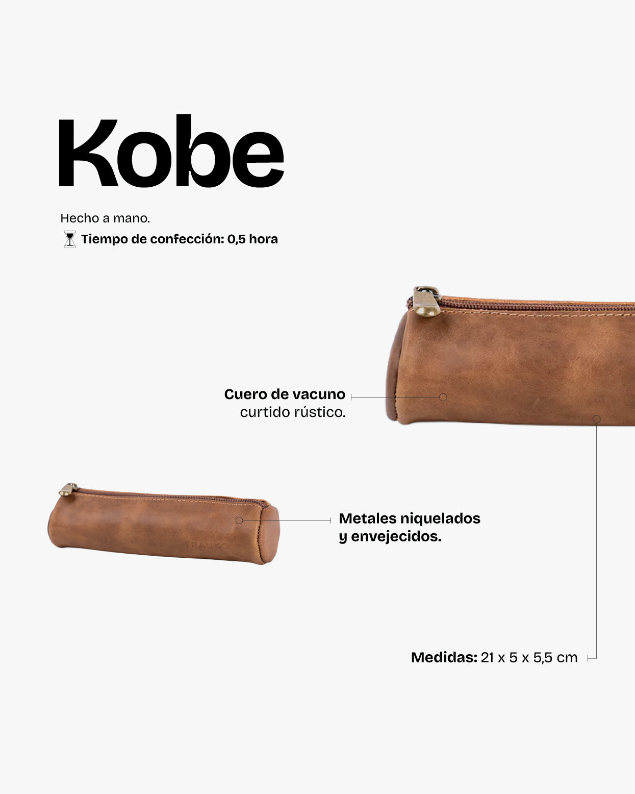 Estuche Kobe Café - Trauko