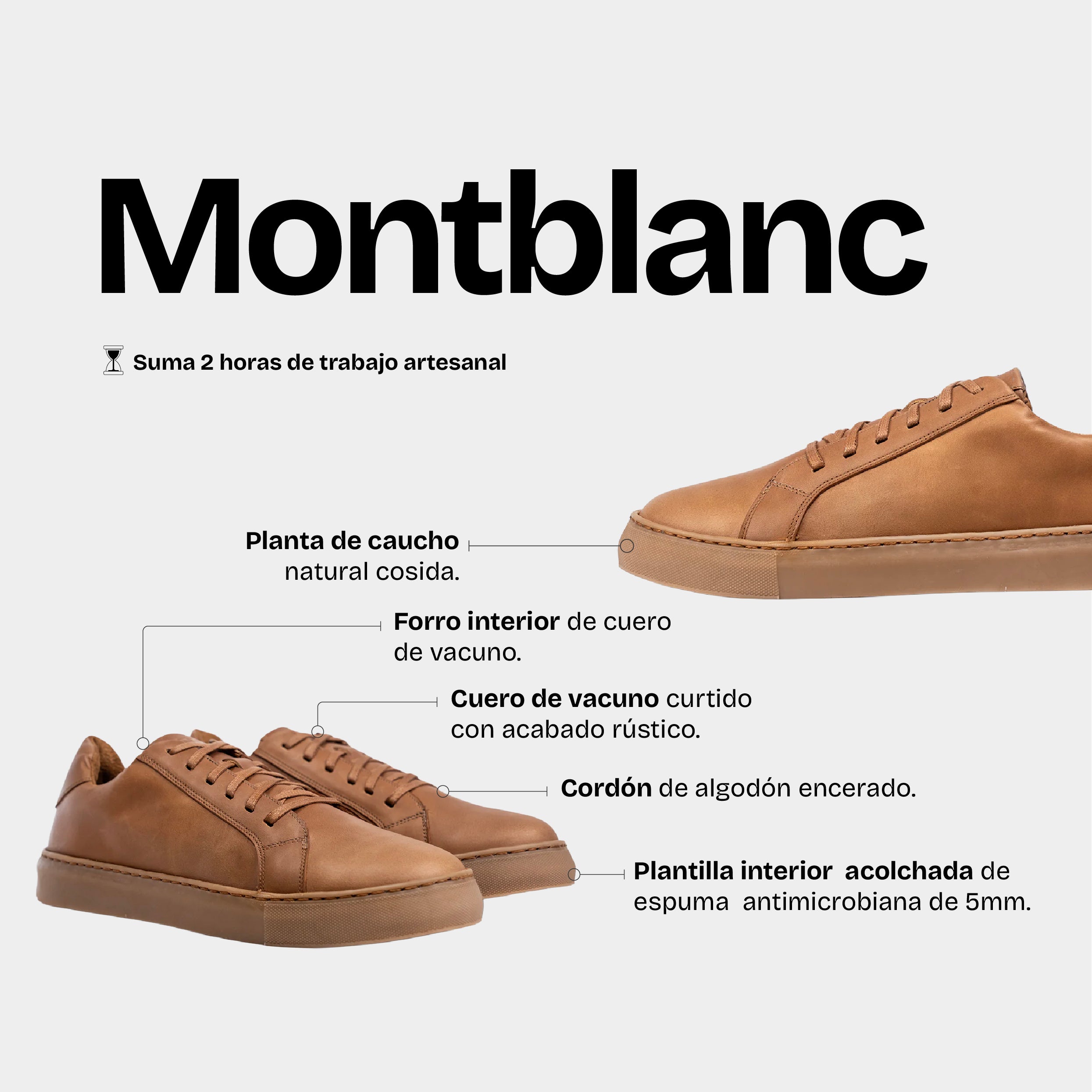 Zapatilla Hombre Montblanc Toffee - Trauko