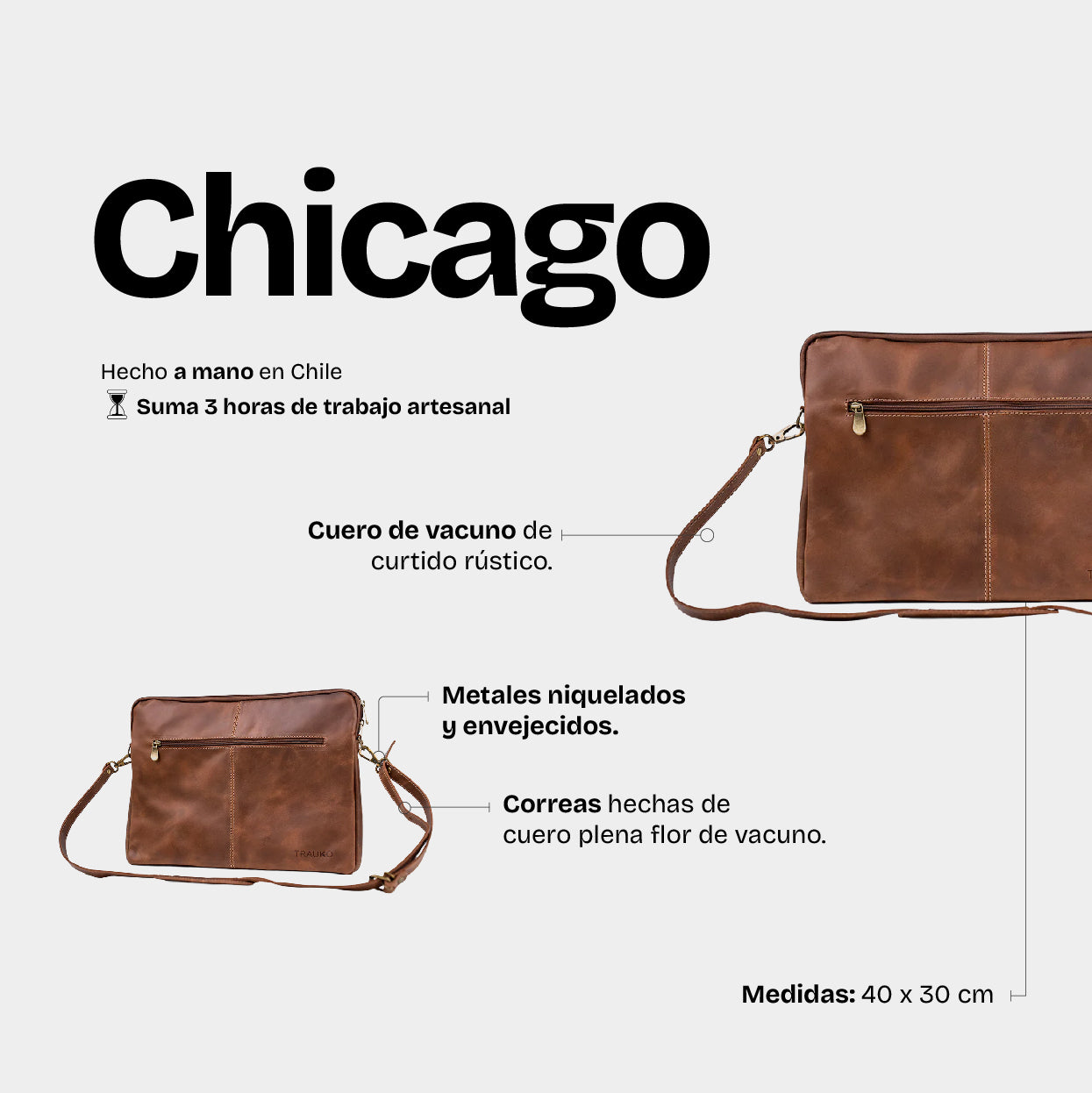 Maletín Chicago Café