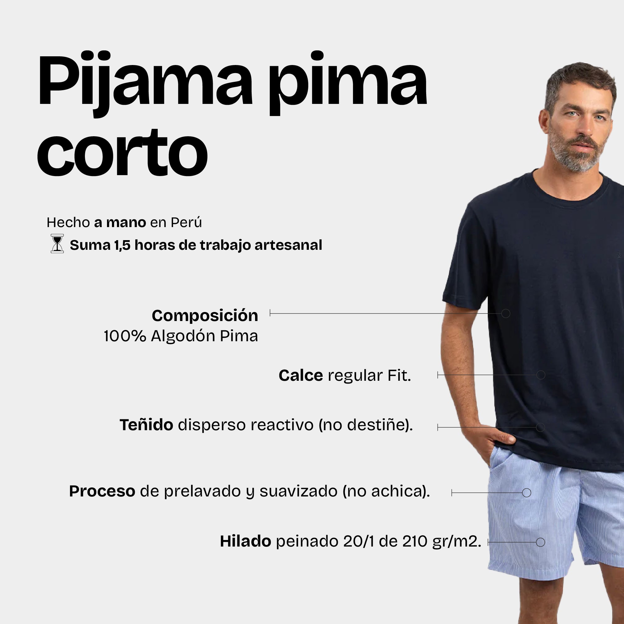 Pijama Pima Corto