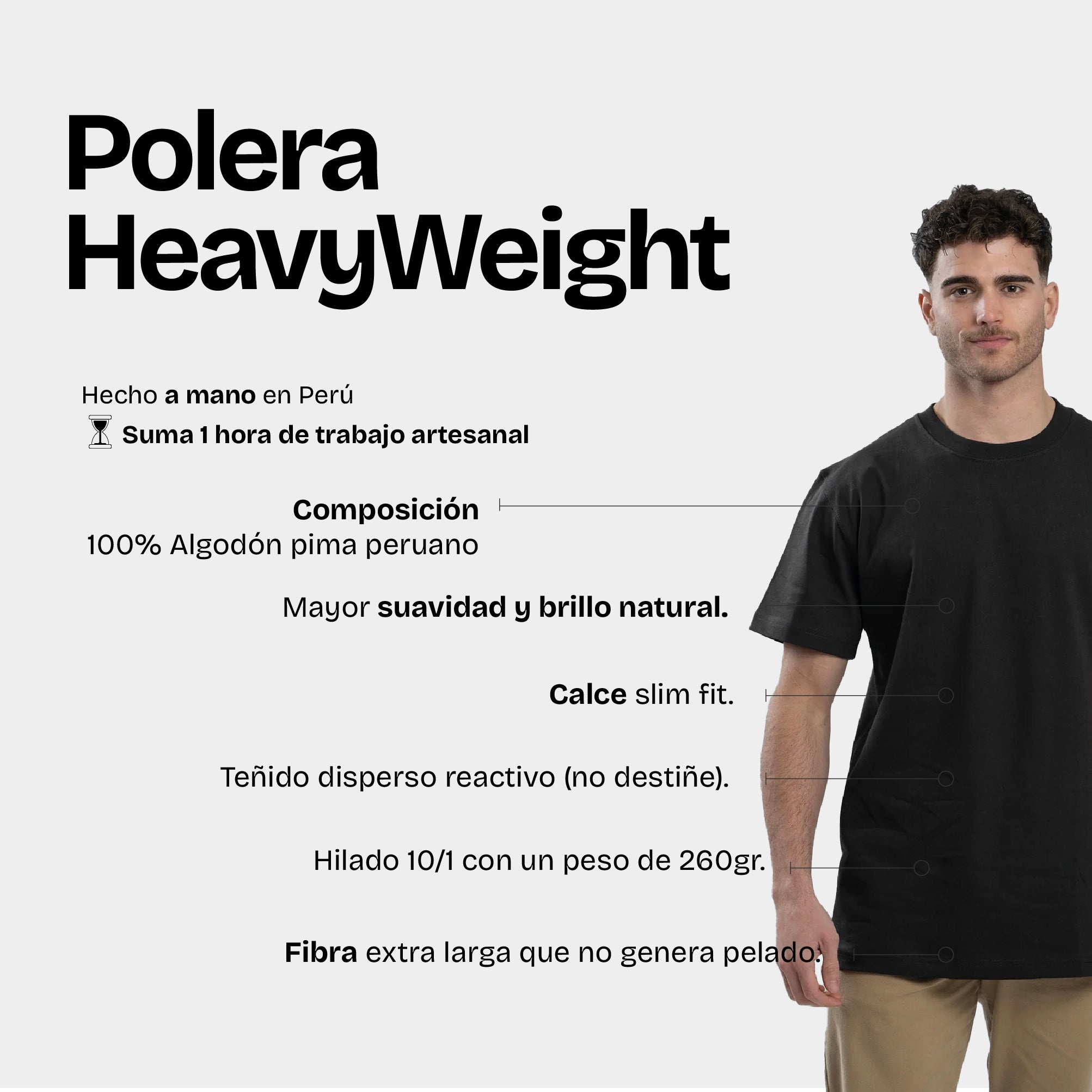 Polera HeavyWeight Black