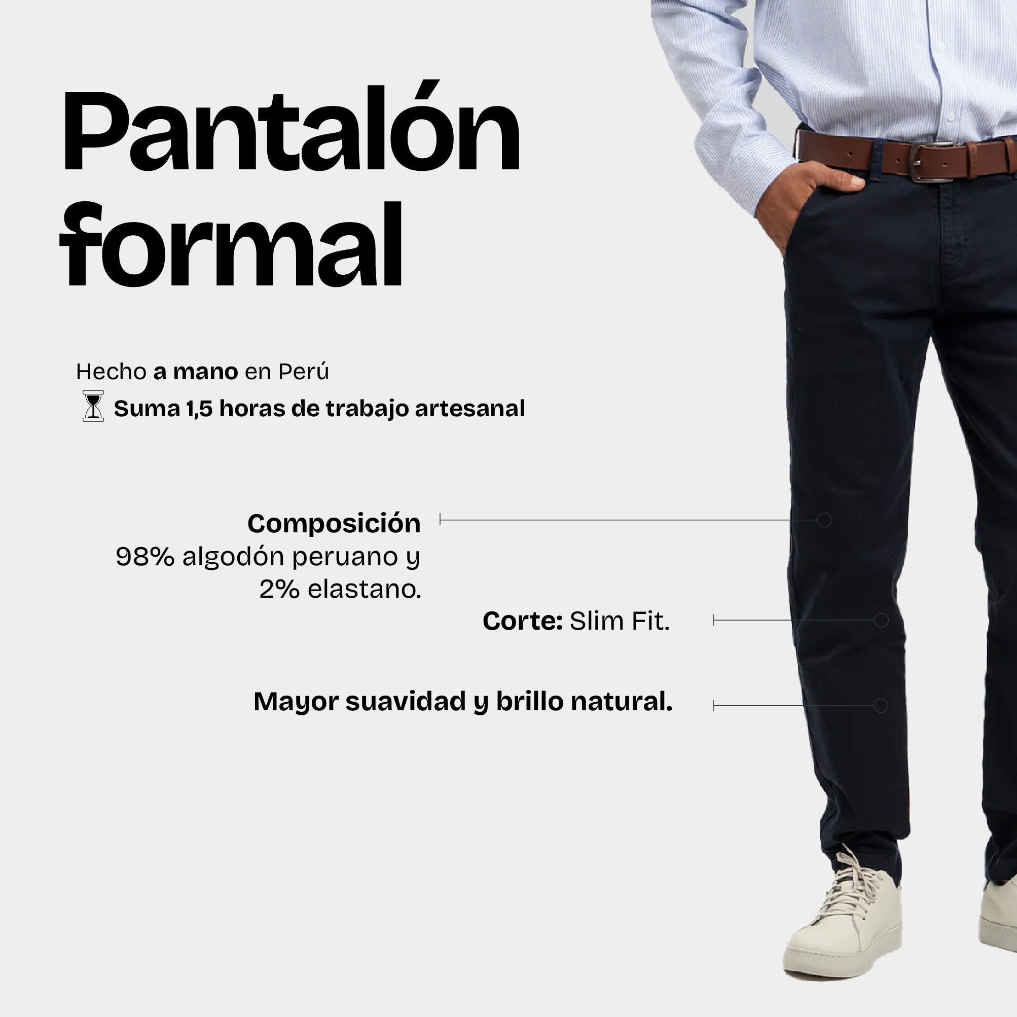 Pantalón Formal Navy