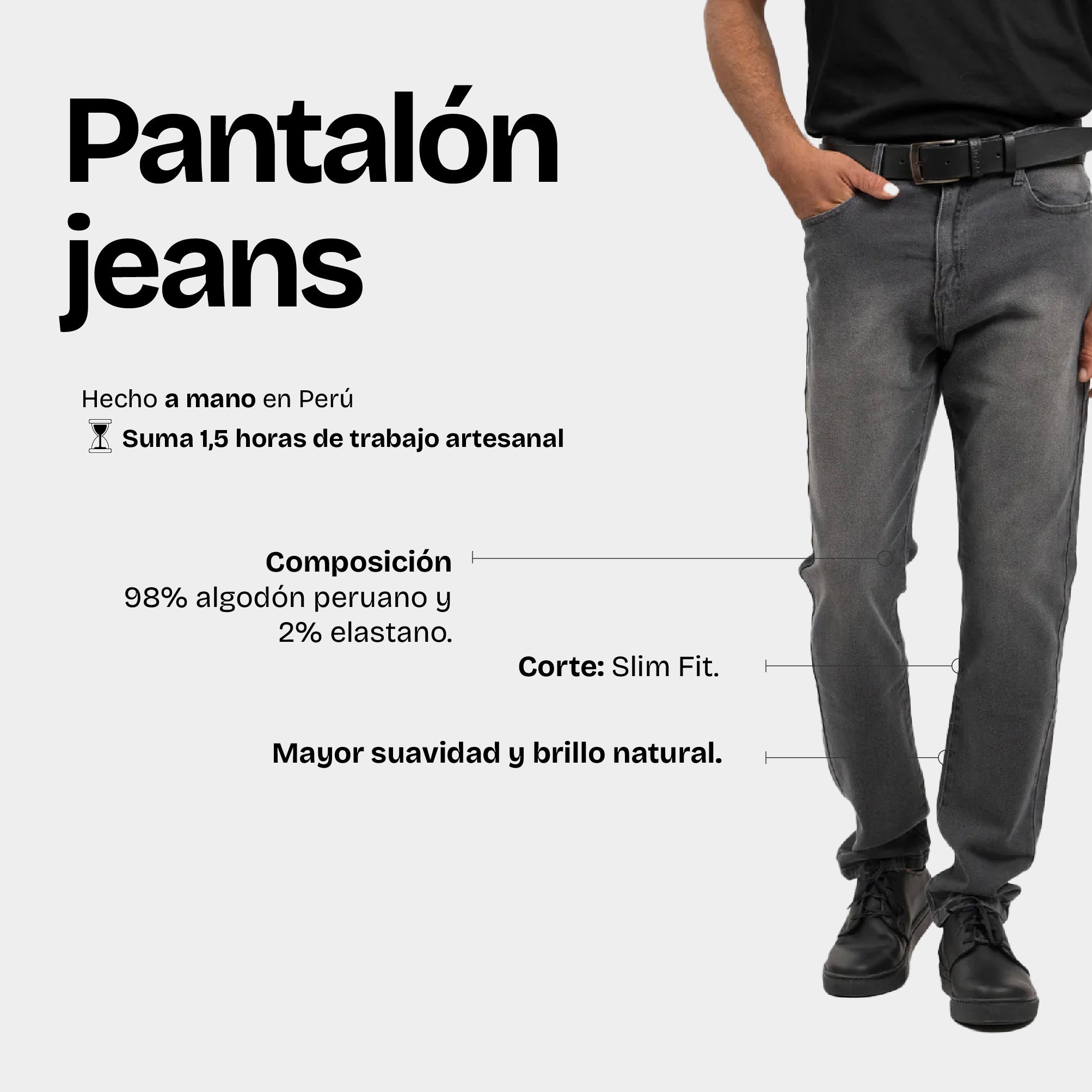 Pantalón Jeans Grey