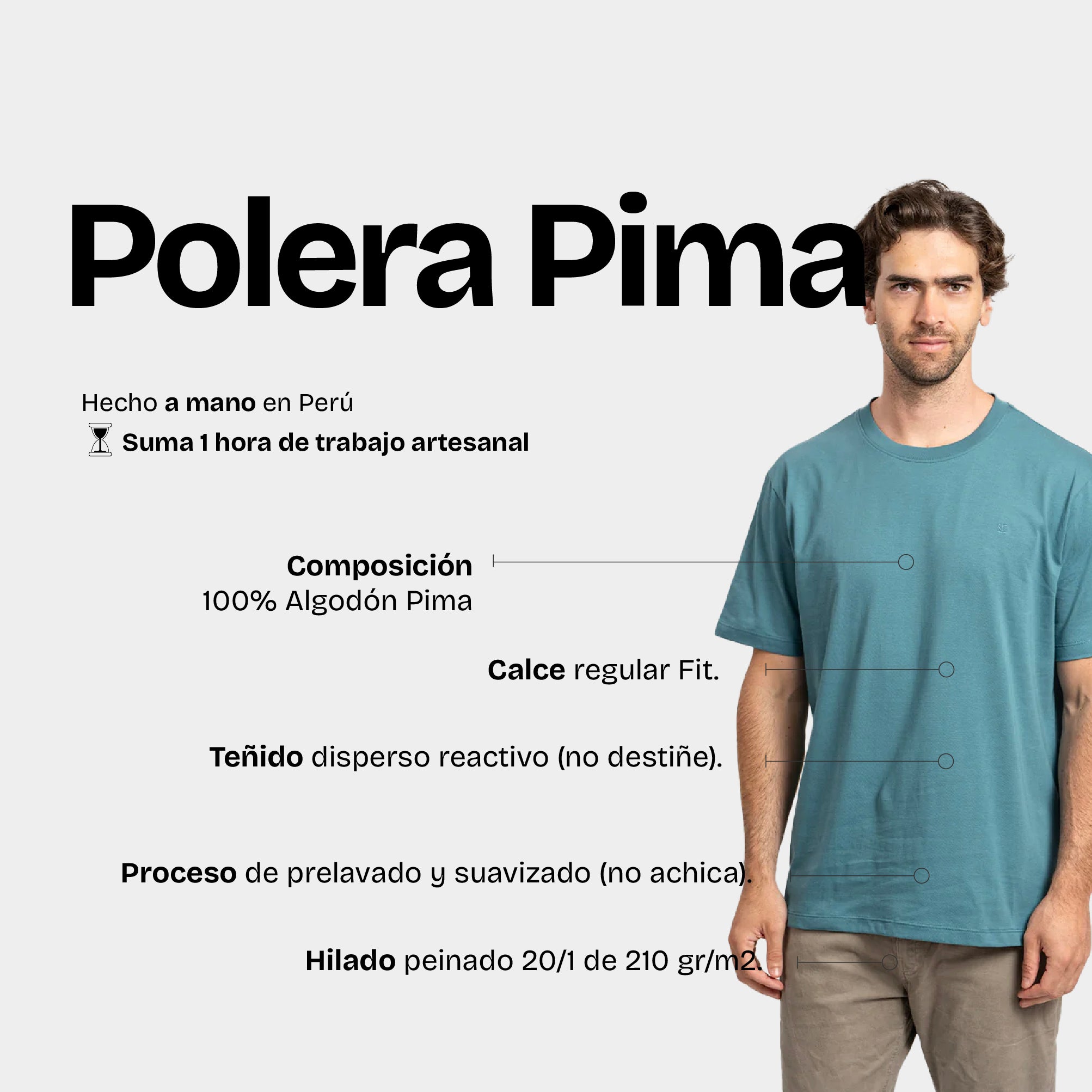 Polera Pima Petróleo