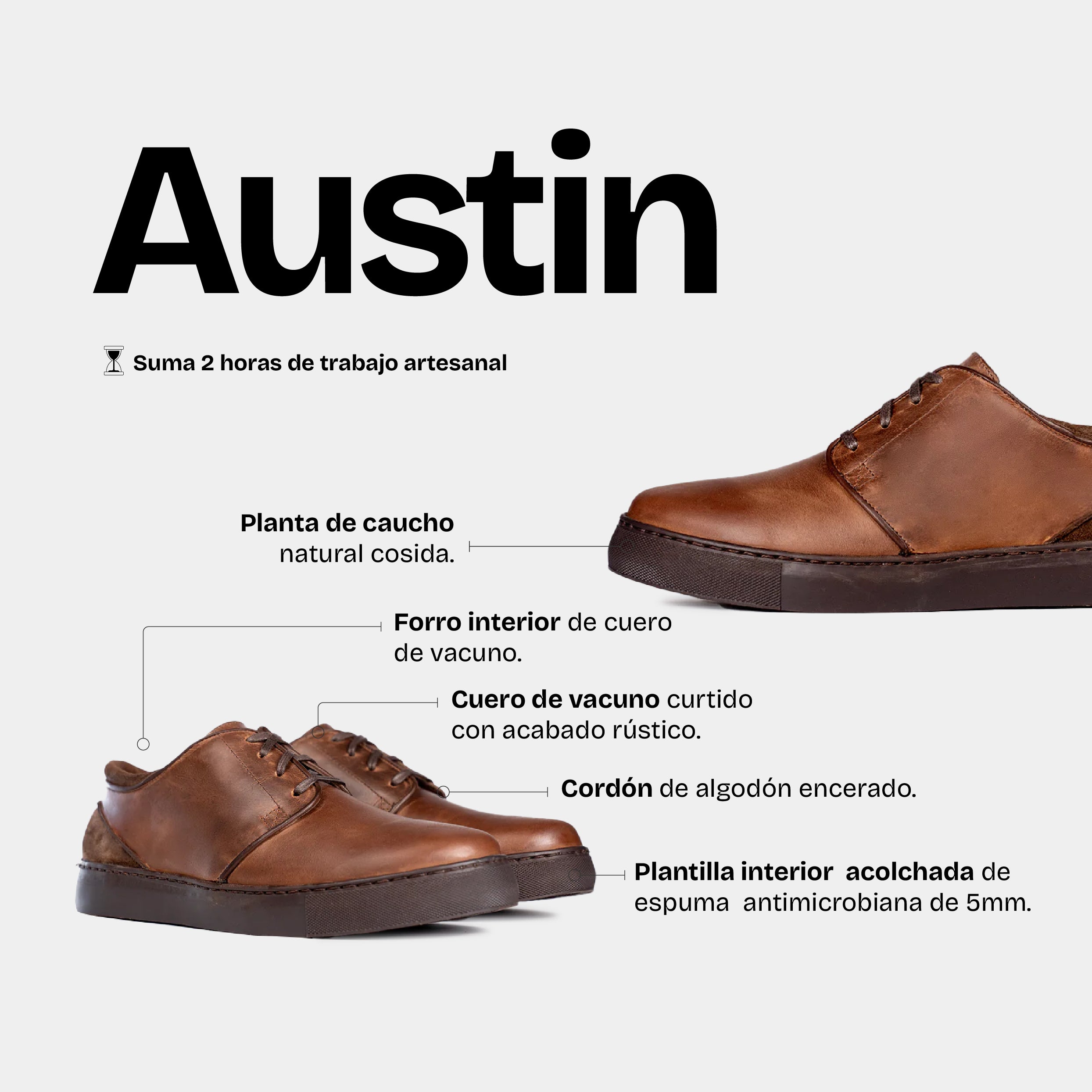 Zapatilla Hombre Austin Moca