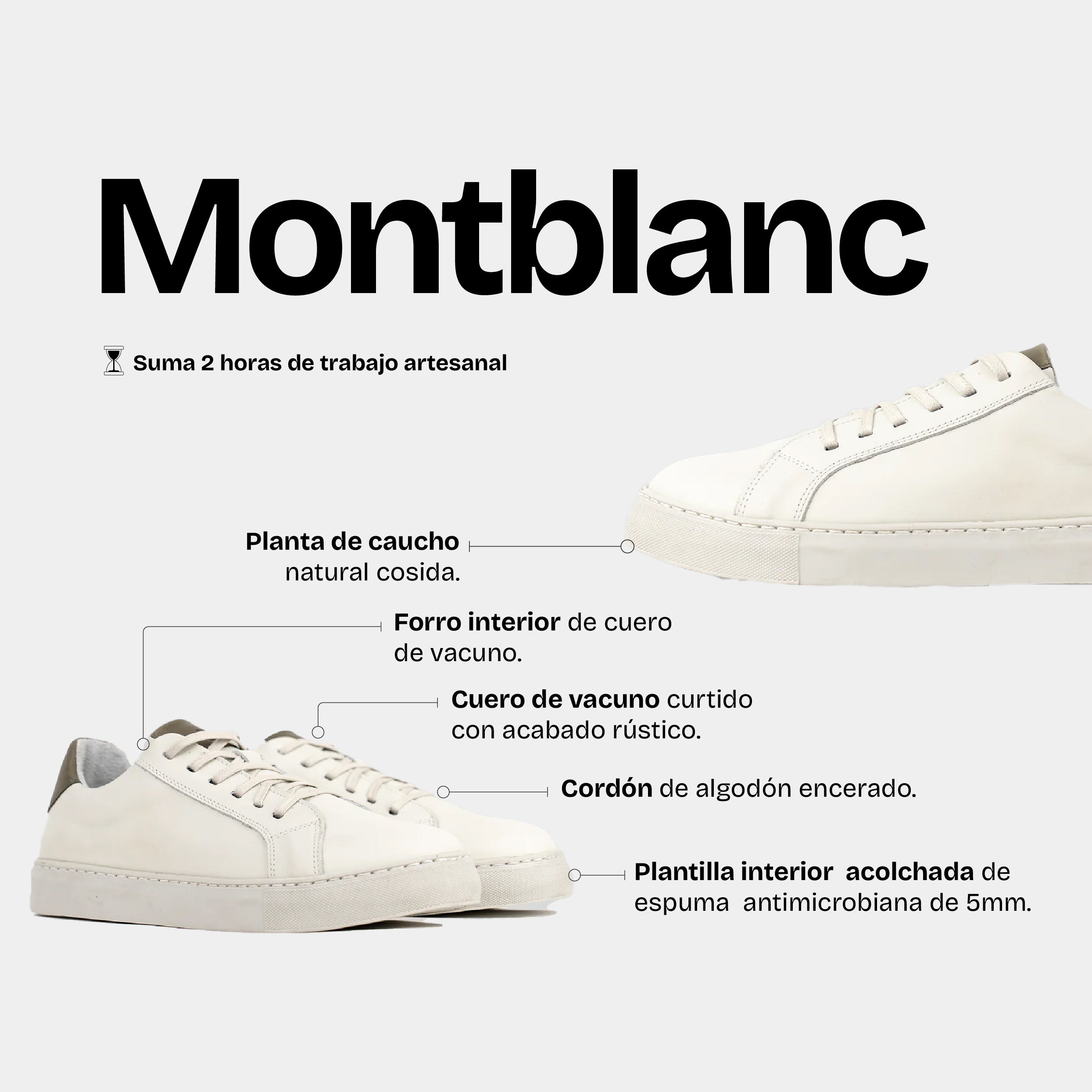 Zapatilla Hombre Montblanc Blanco/Oliva