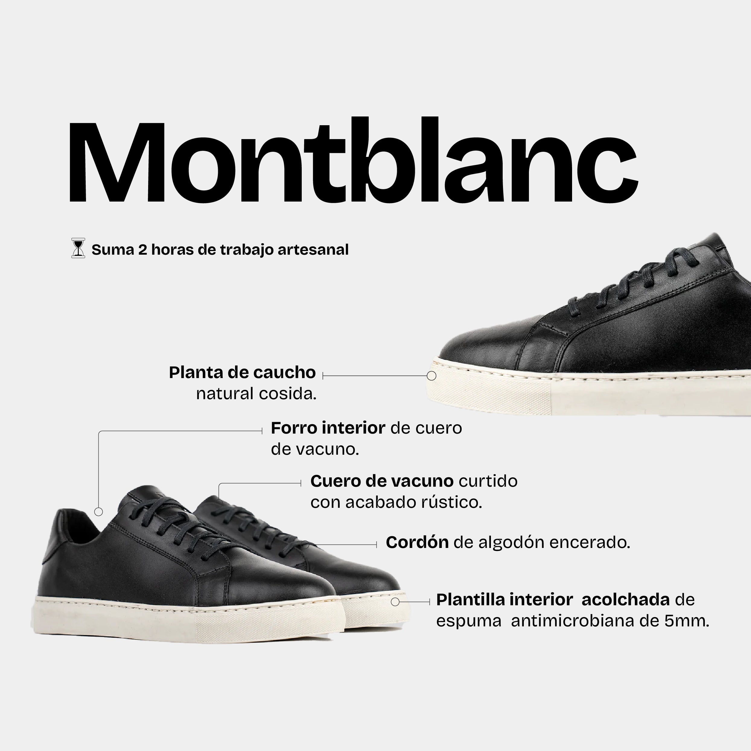 Zapatilla Hombre Montblanc Cromo