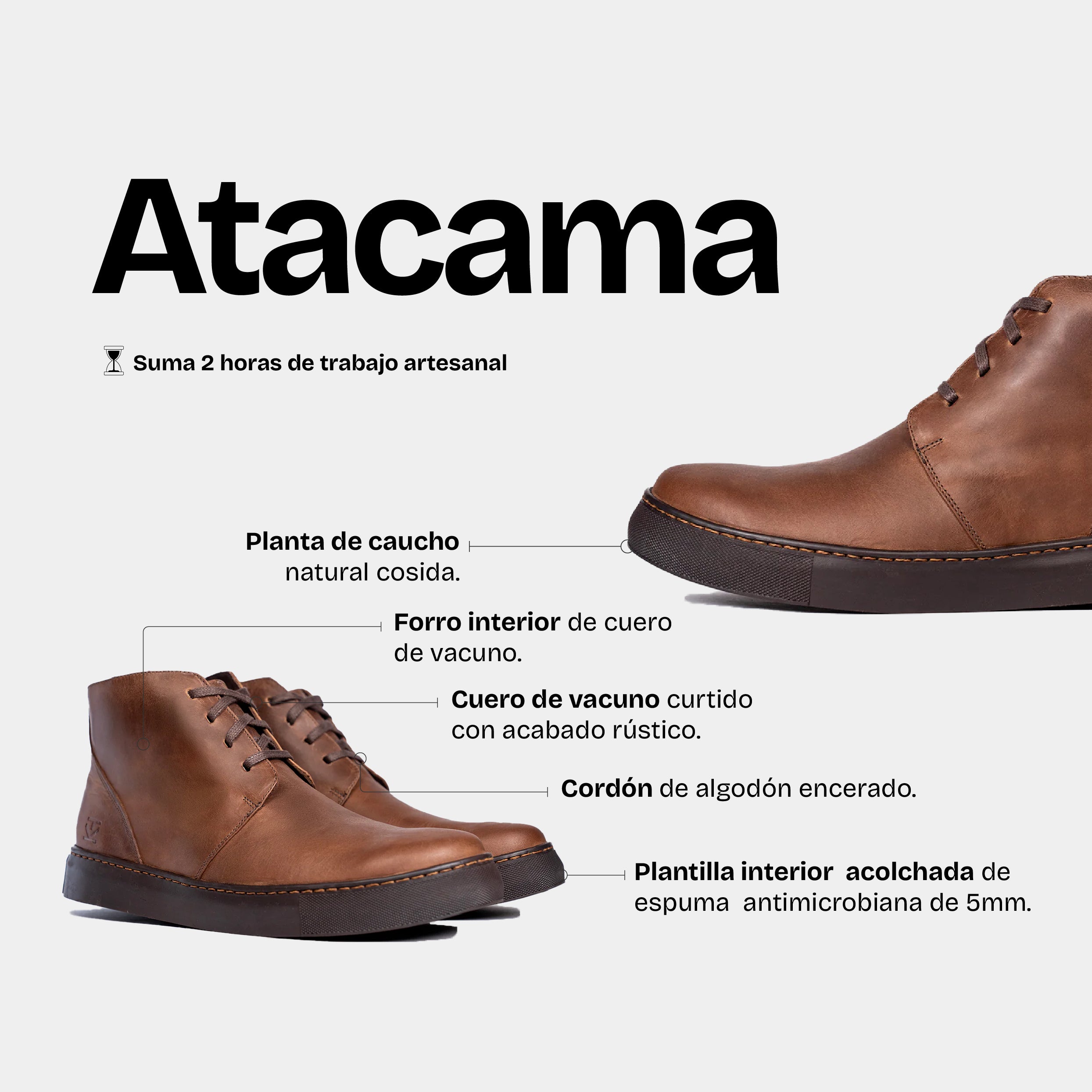 Zapatilla Hombre Atacama Moca