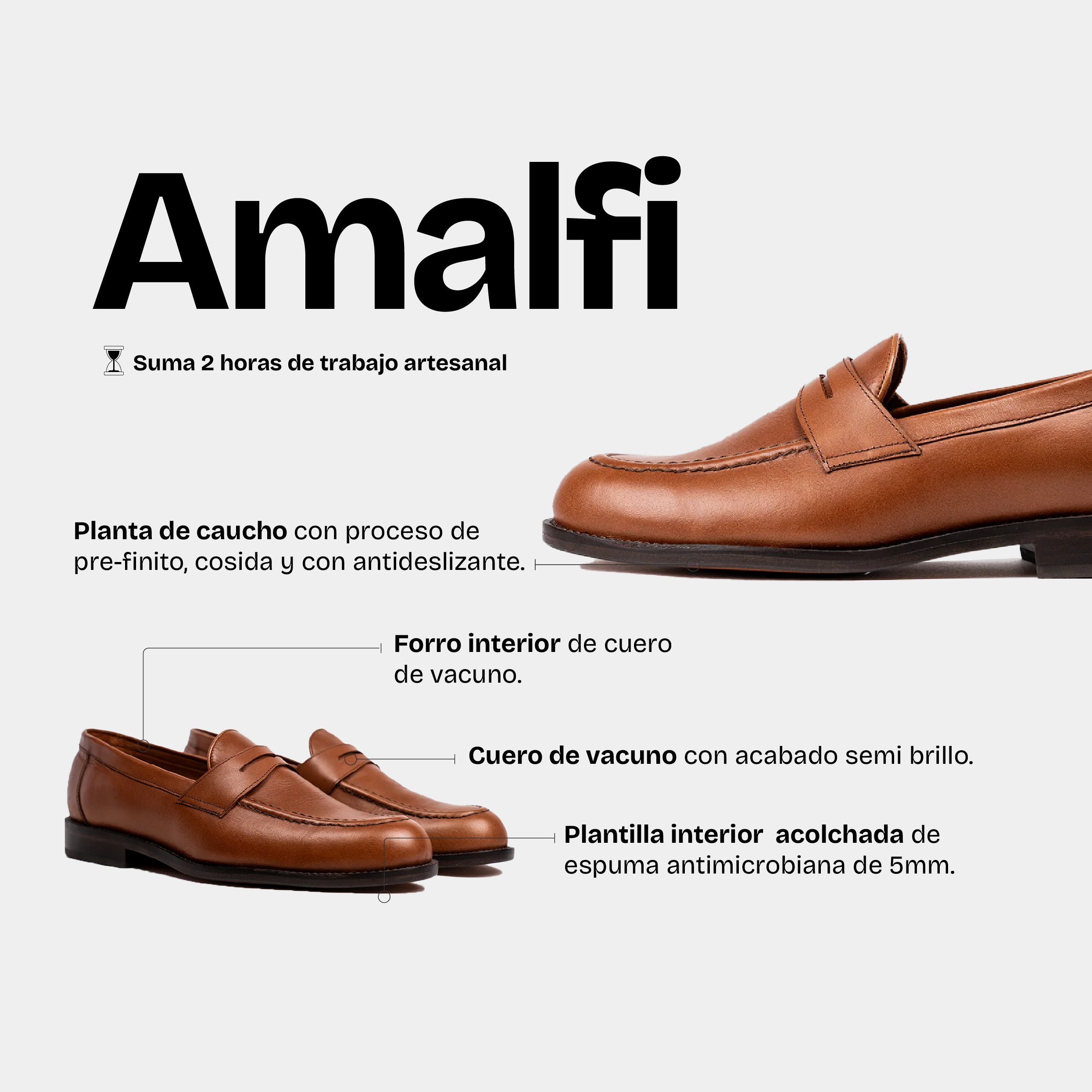 Zapato Hombre Amalfi Camel