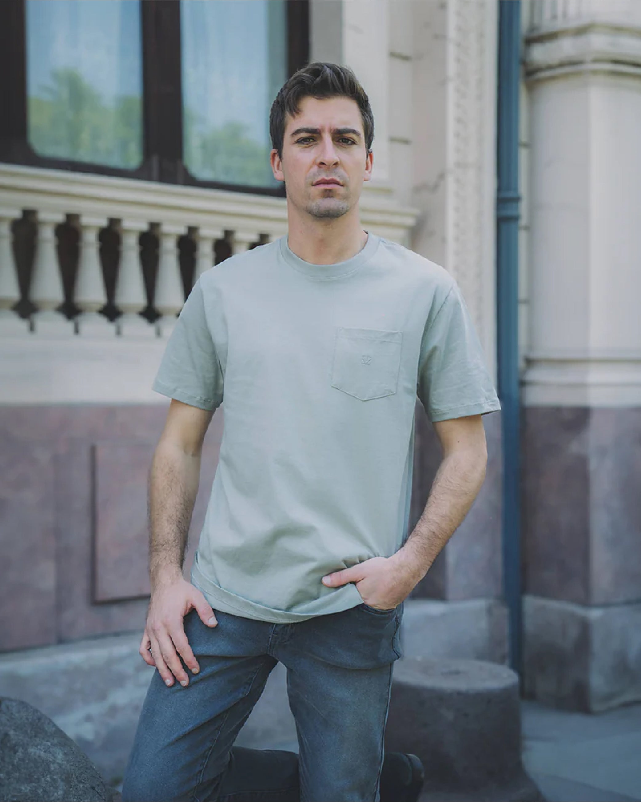 Polera Pocket Ash - Trauko