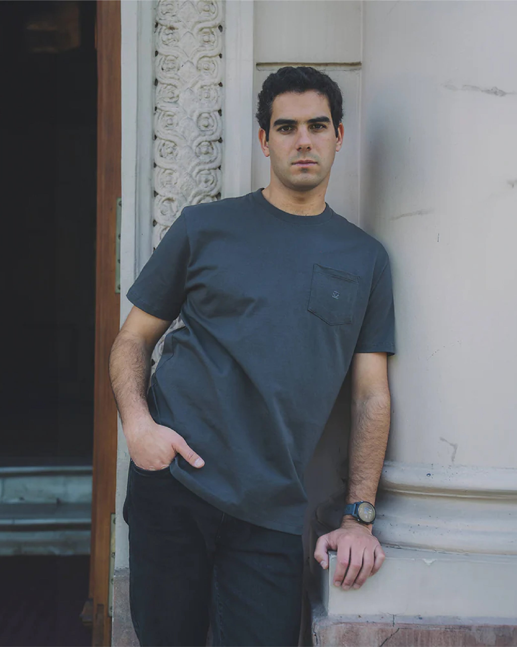 Polera Pocket Onix - Trauko