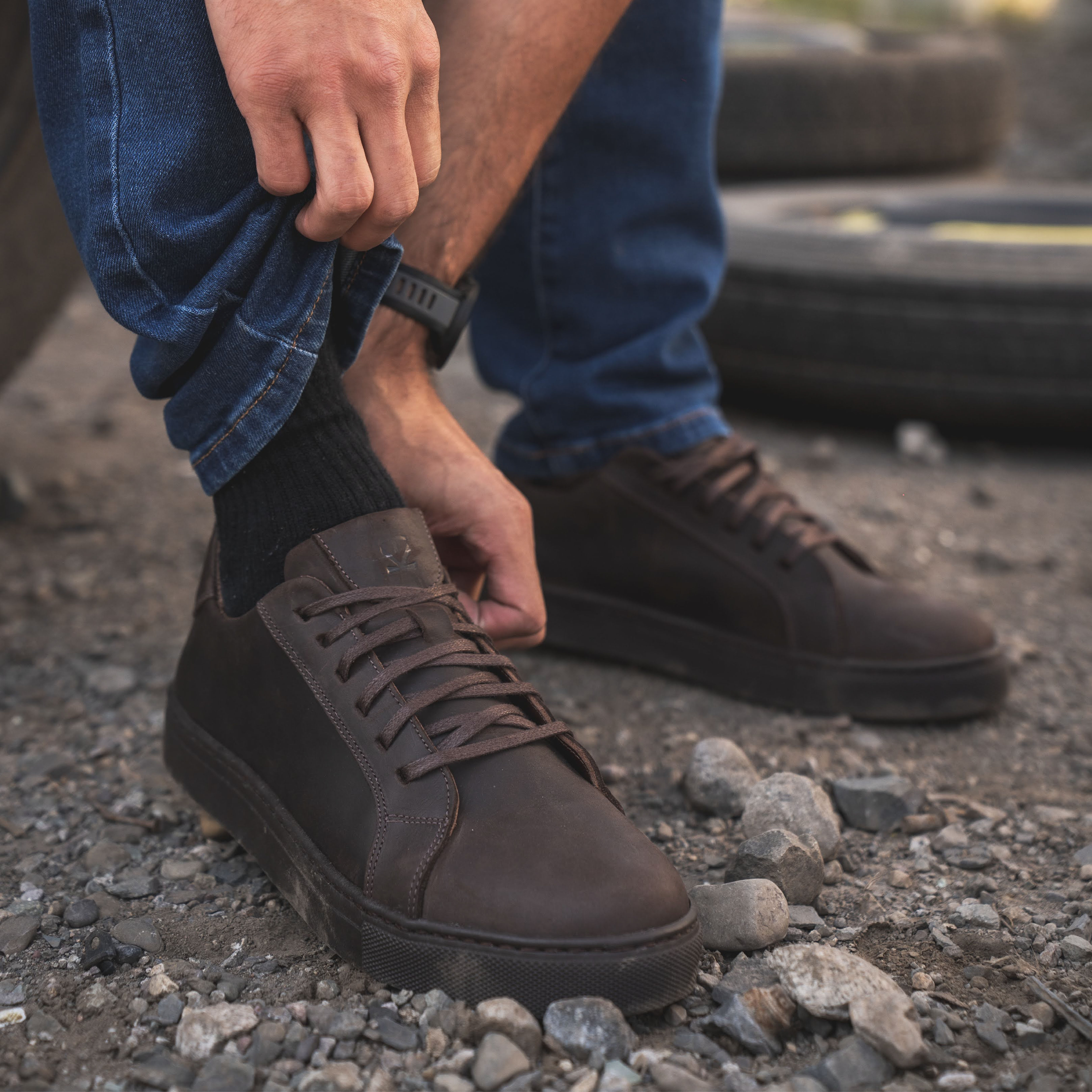 Zapatilla Hombre Montblanc Chocolate