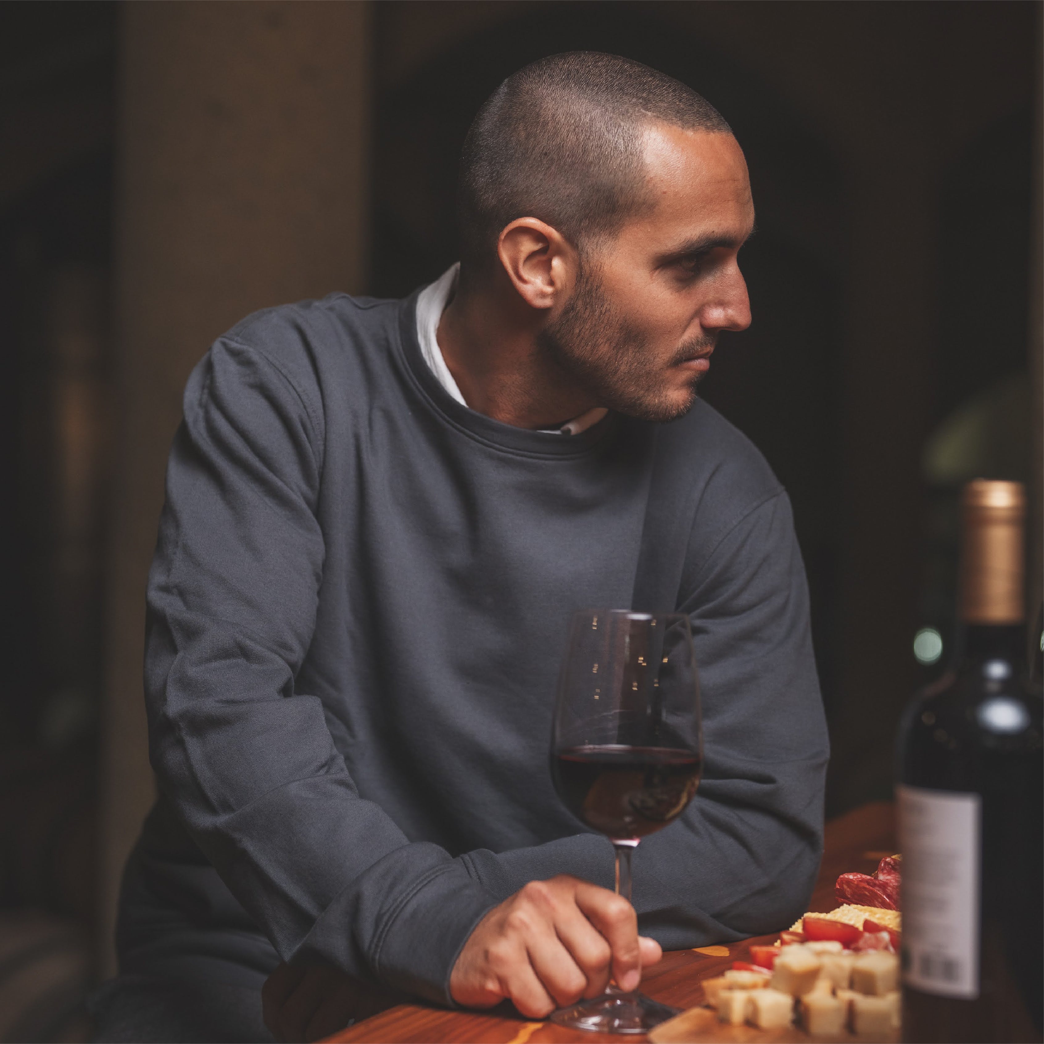 Polerón Crew Grafito