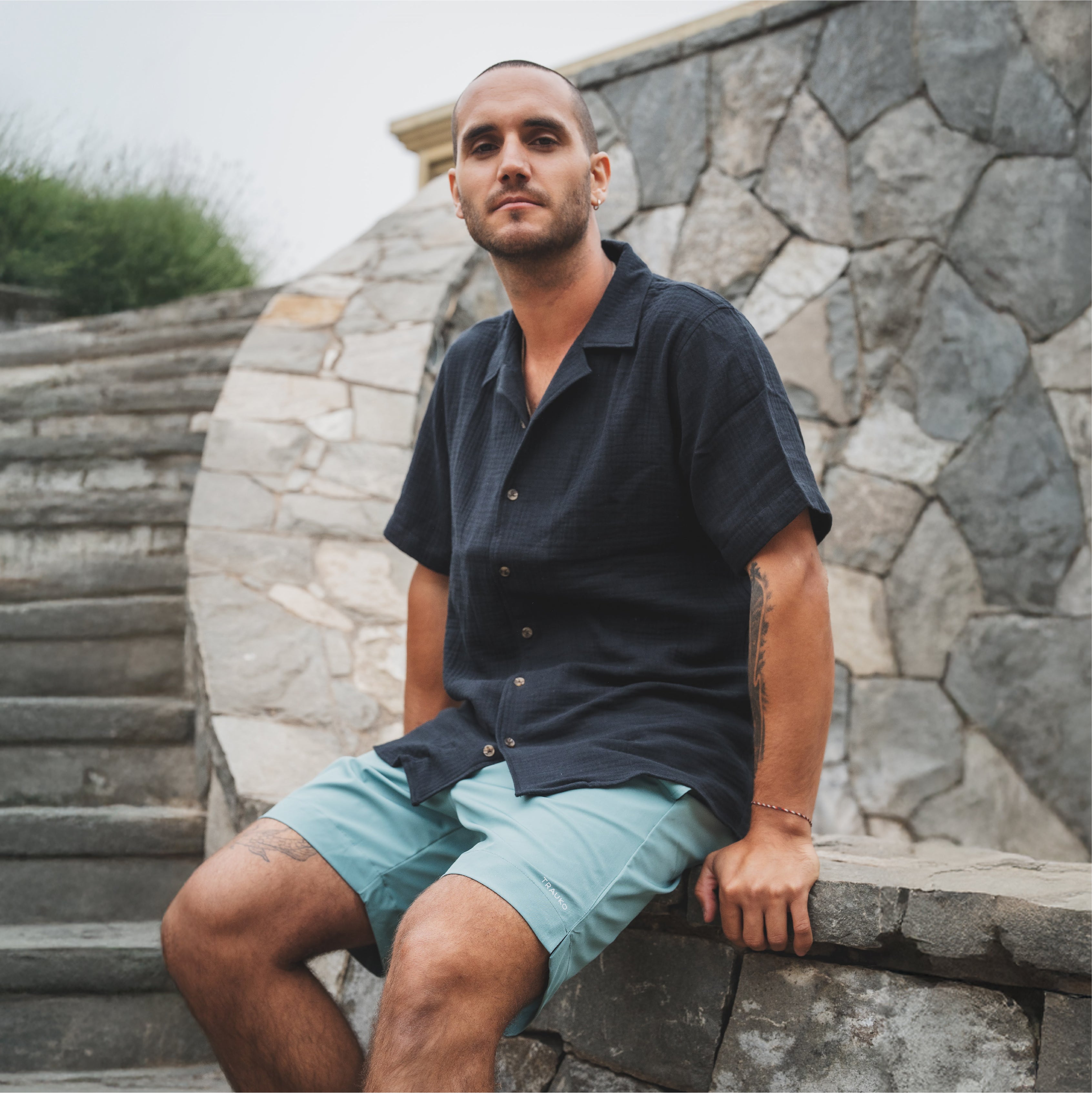 Traje de Baño Liso Aqua