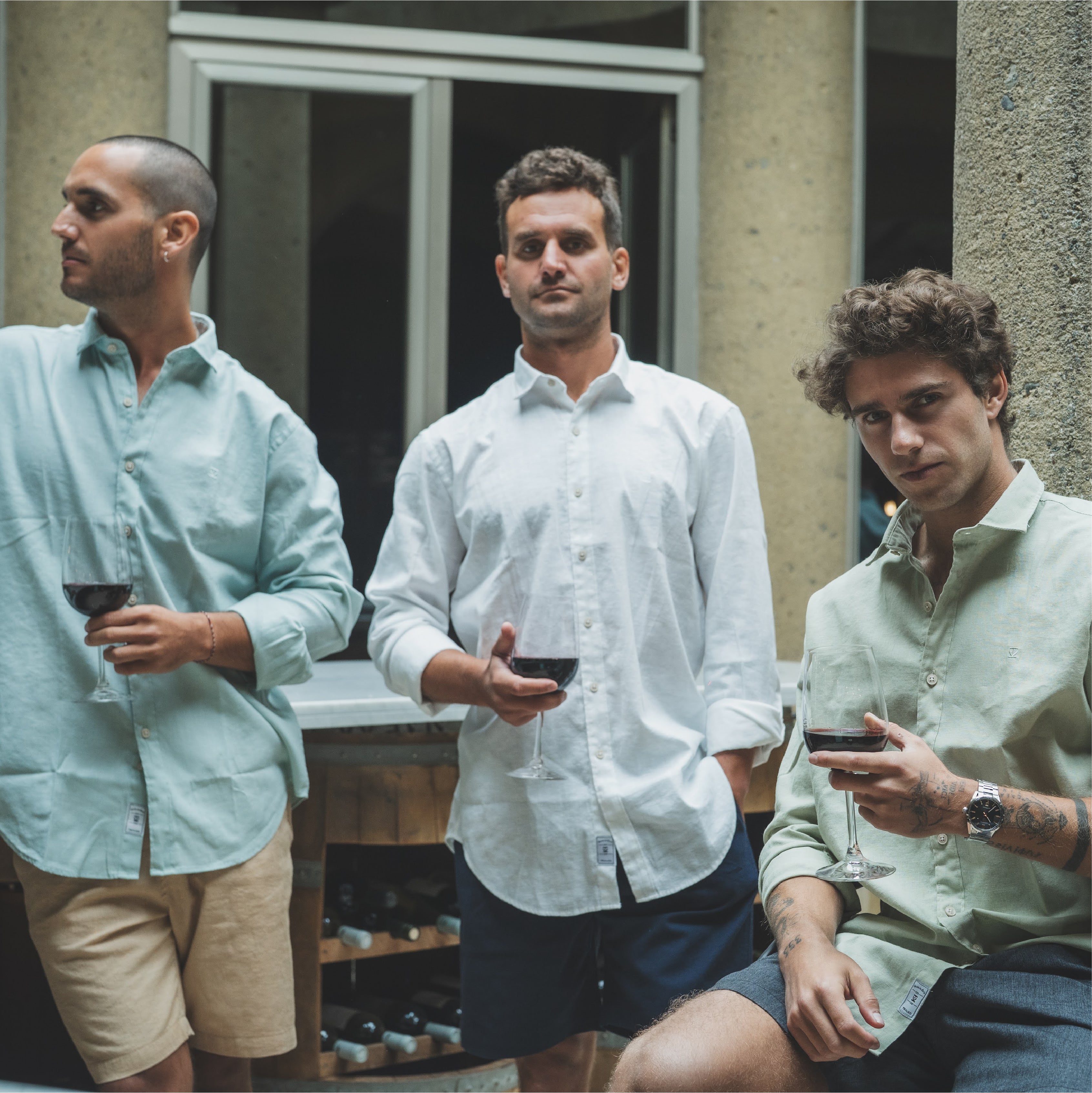 Camisa Lino Larga Blanco