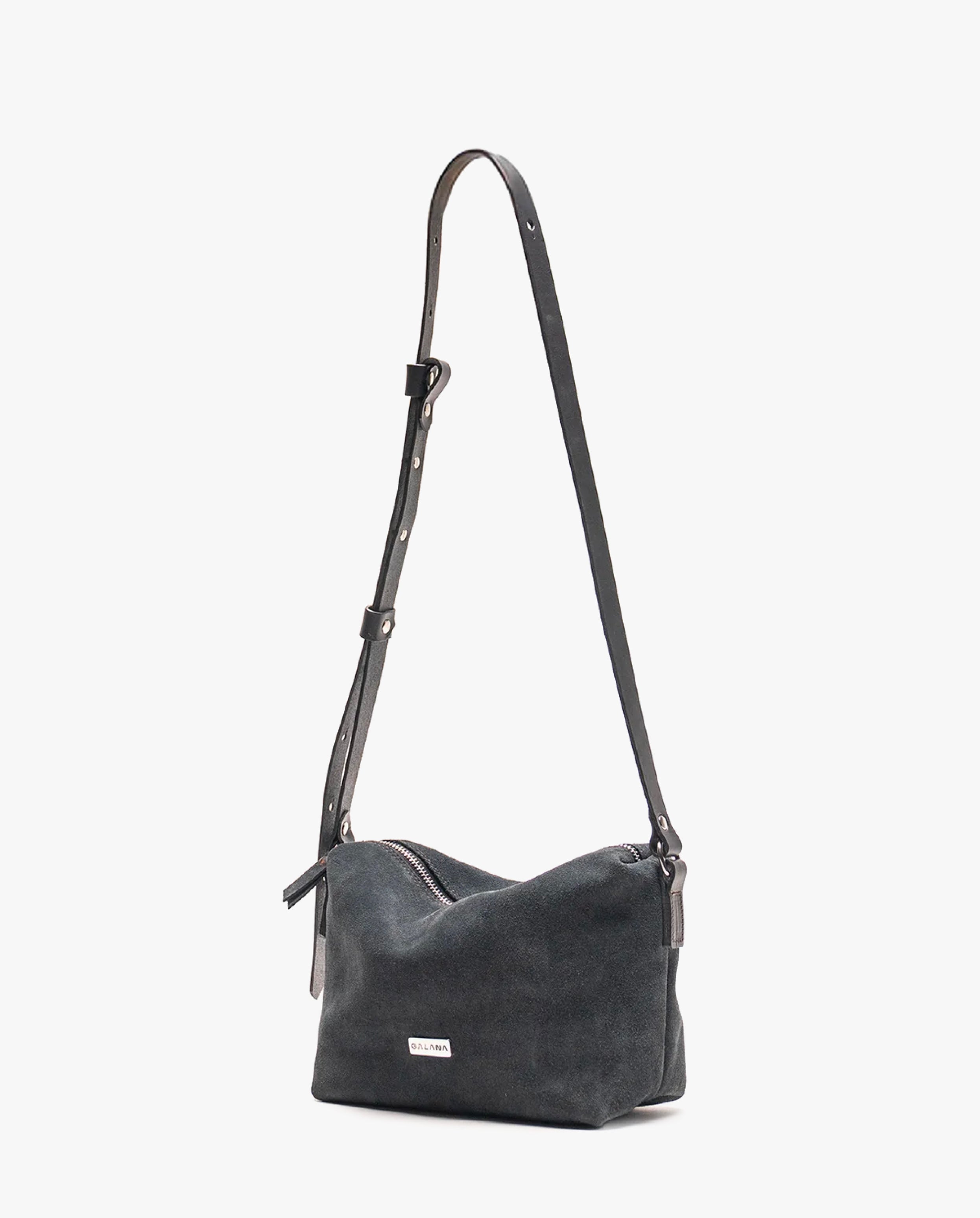 Cartera Peonía S Plomo - Galana