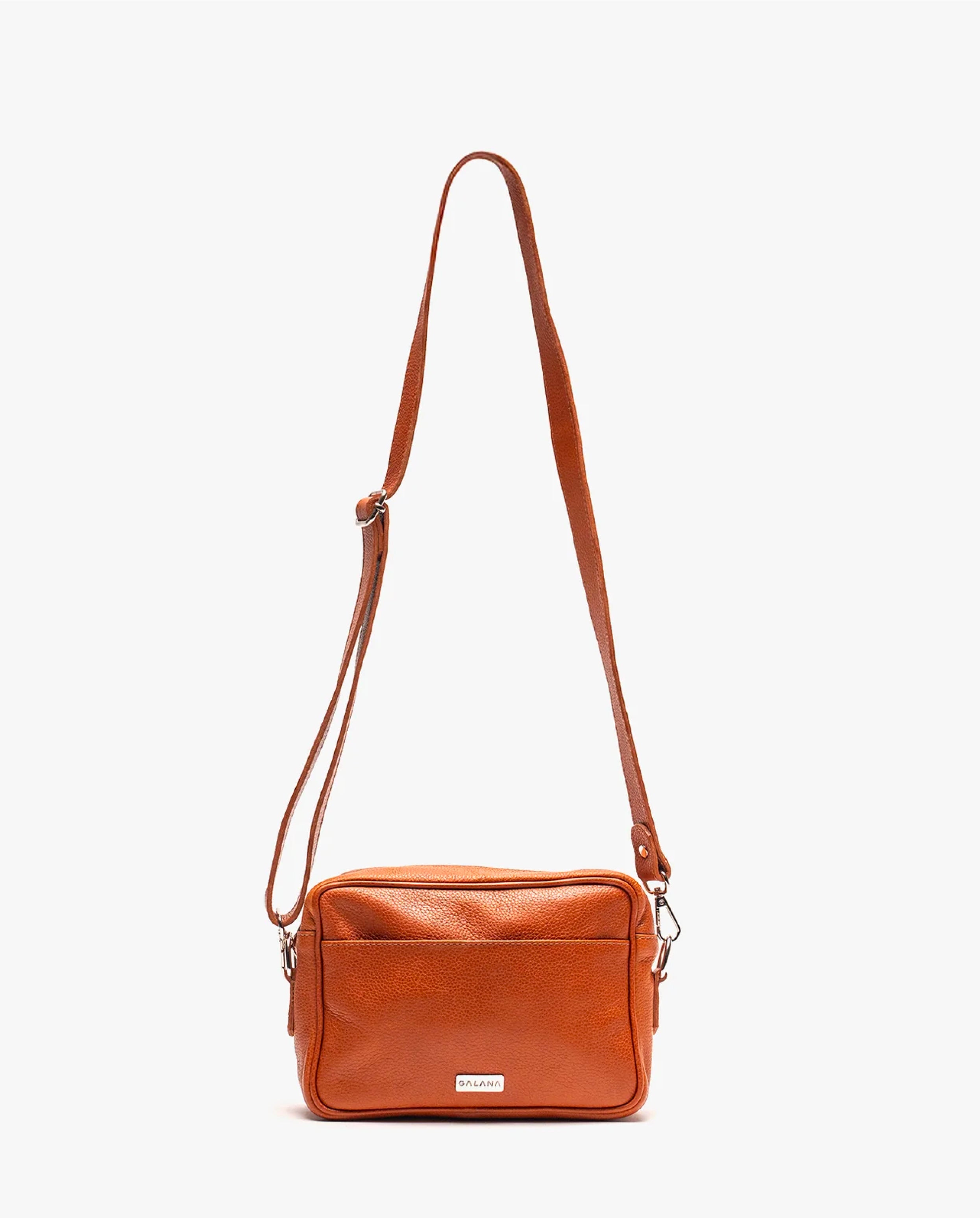 Cartera Jazmín Cognac - Galana
