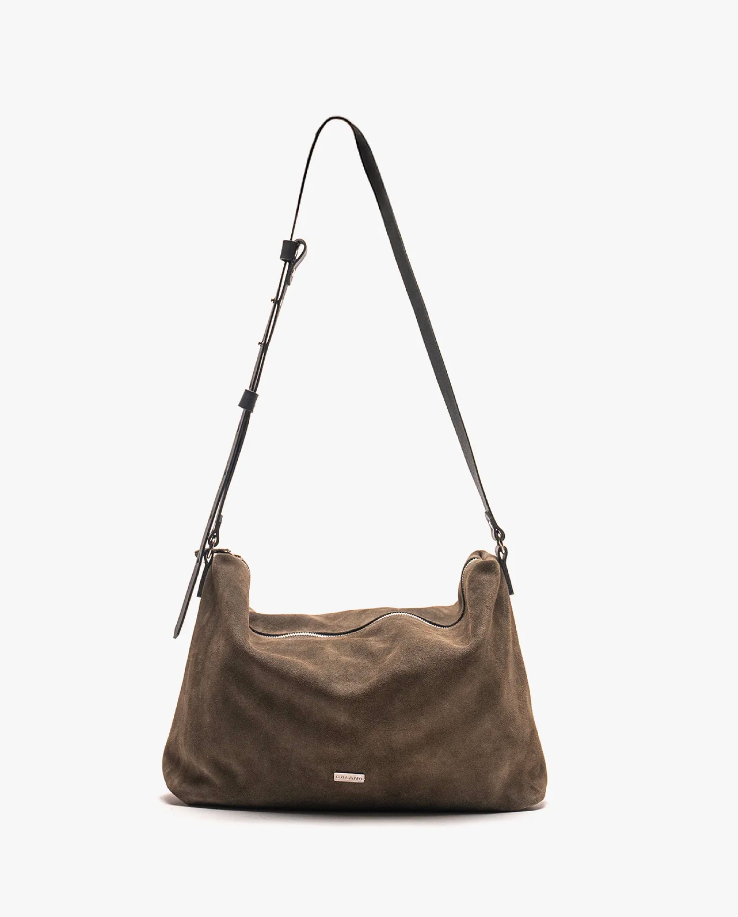 Cartera Peonía L Musgo - Galana