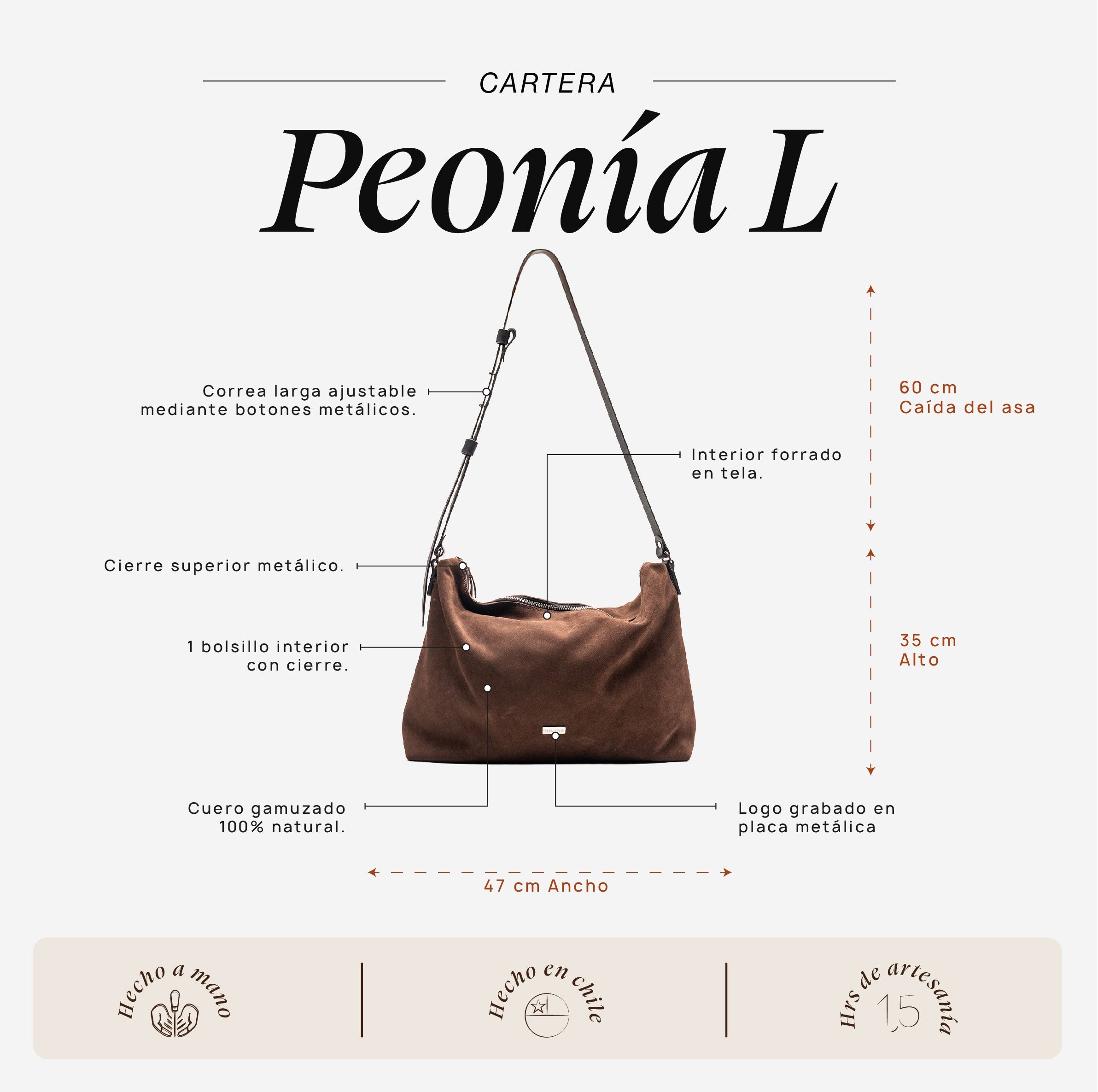 Cartera Peonía L Moro