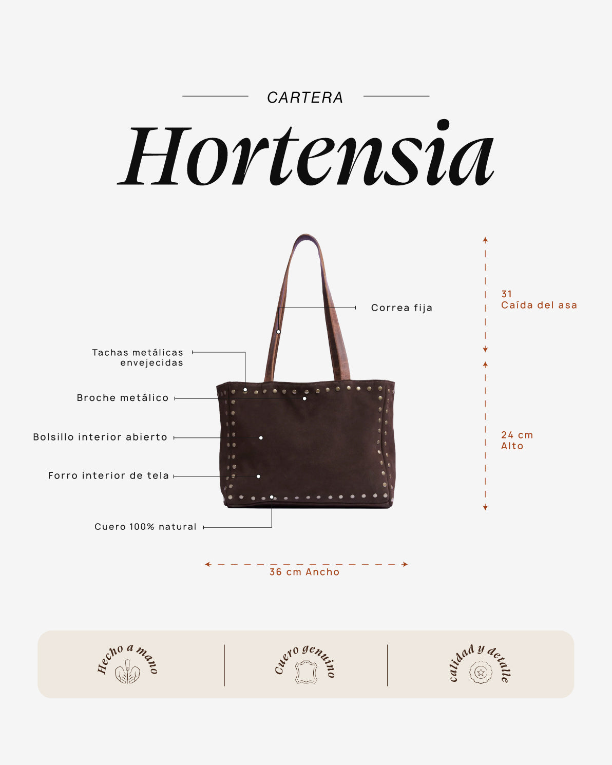 Cartera Hortensia Moro - Galana