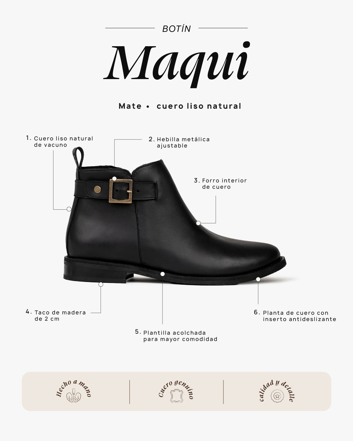 Botín Maqui Mate - Galana