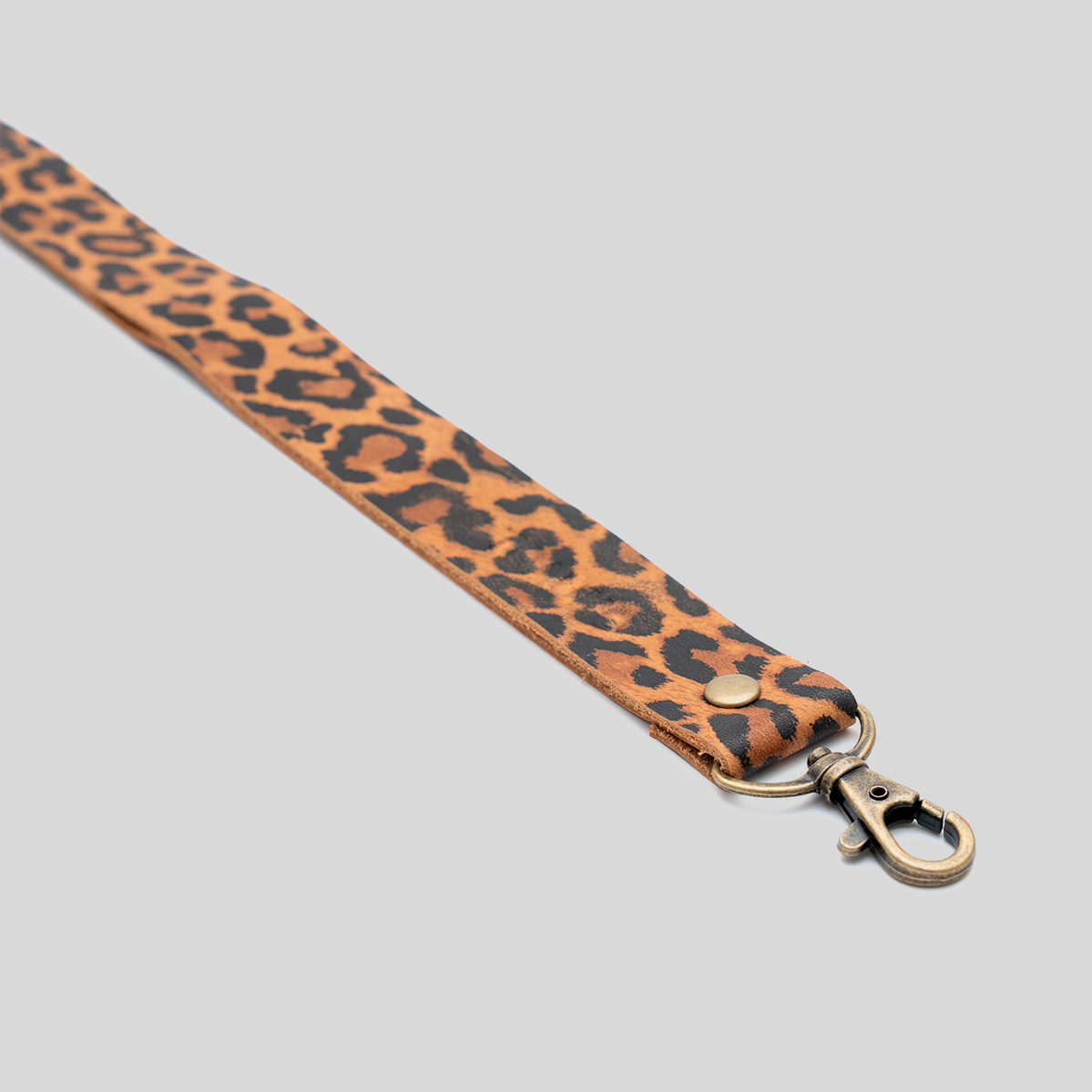 Lanyard de Cuero Animal Print