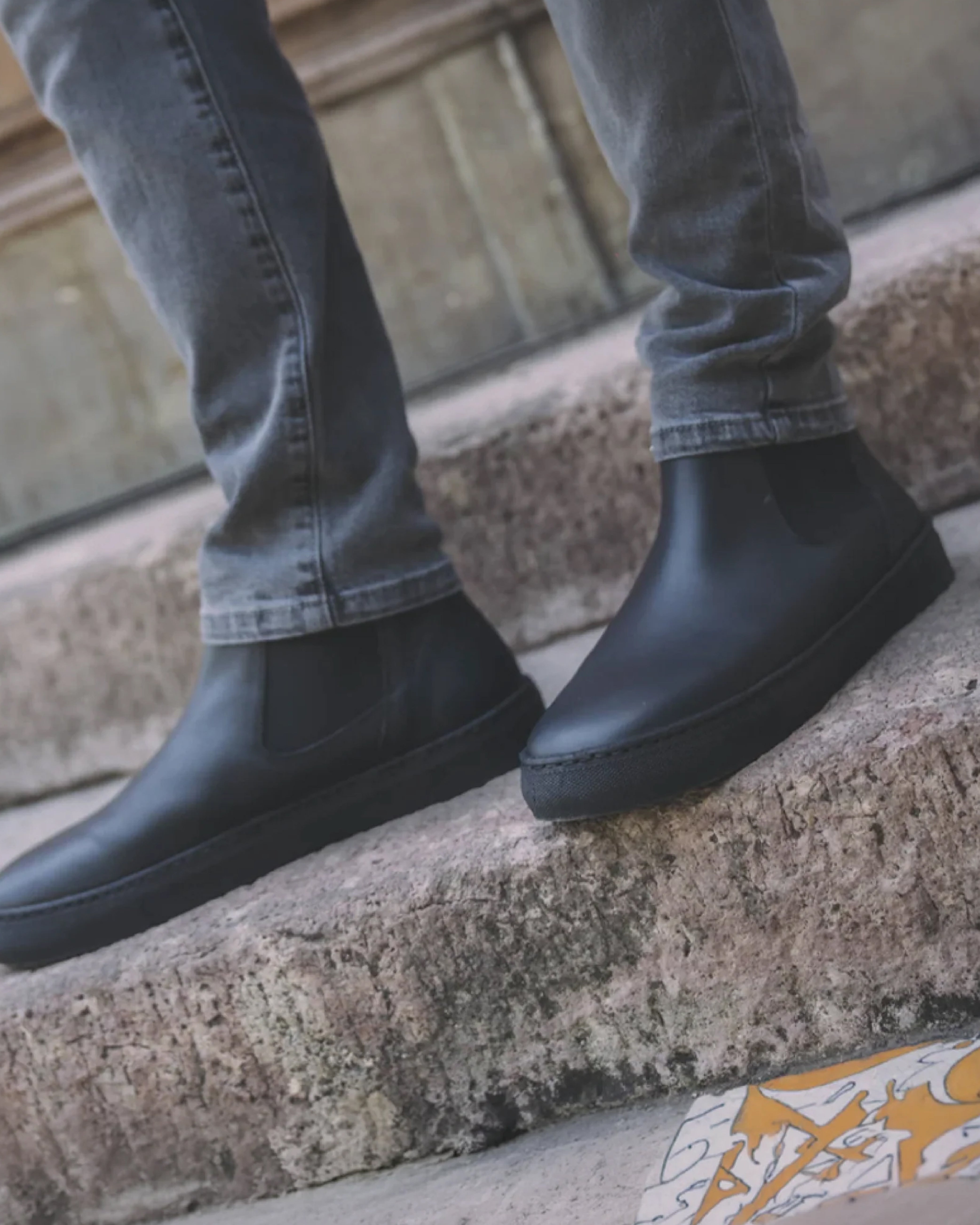Zapatilla Hombre London Negro