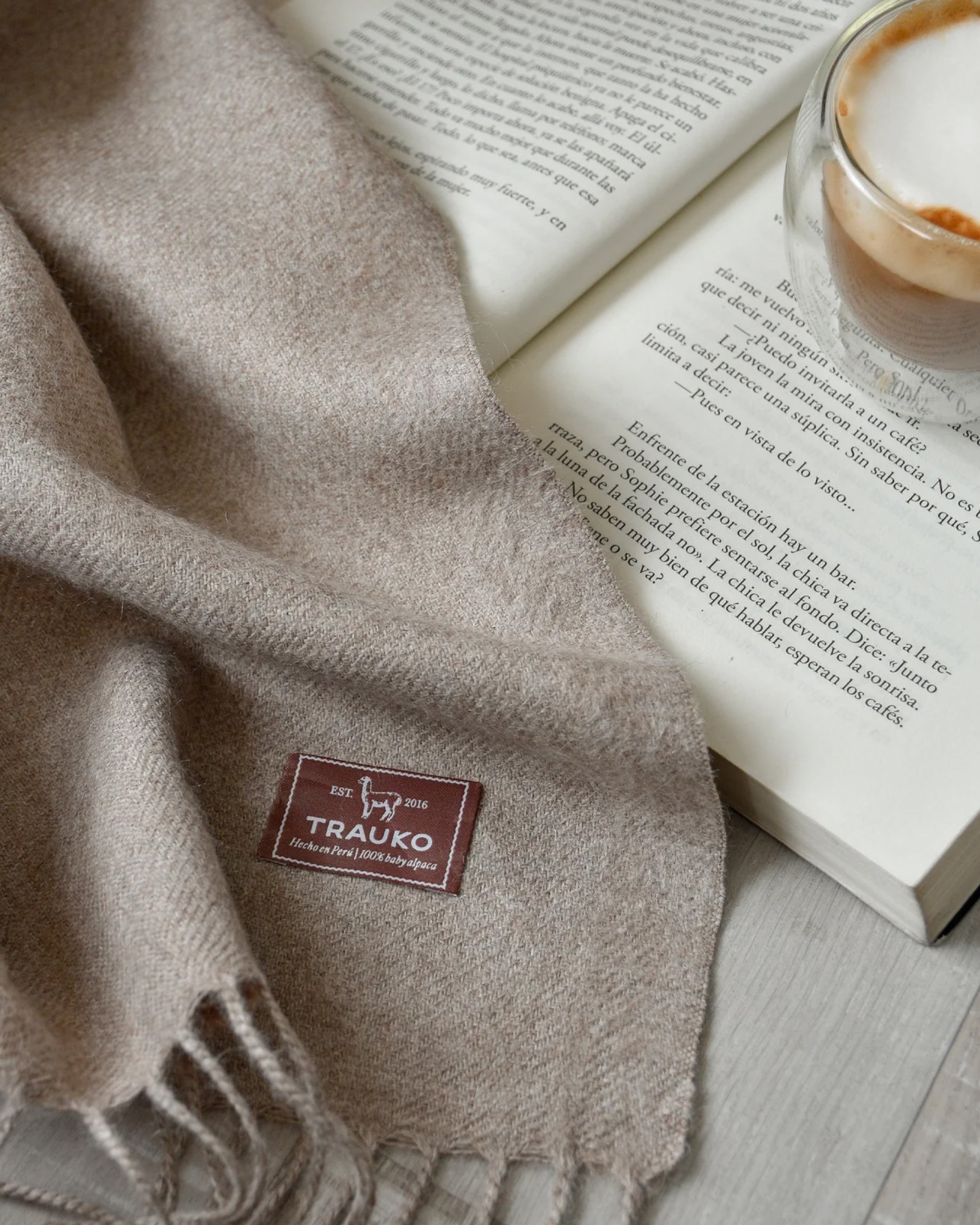 Manta Baby Alpaca Beige - Trauko