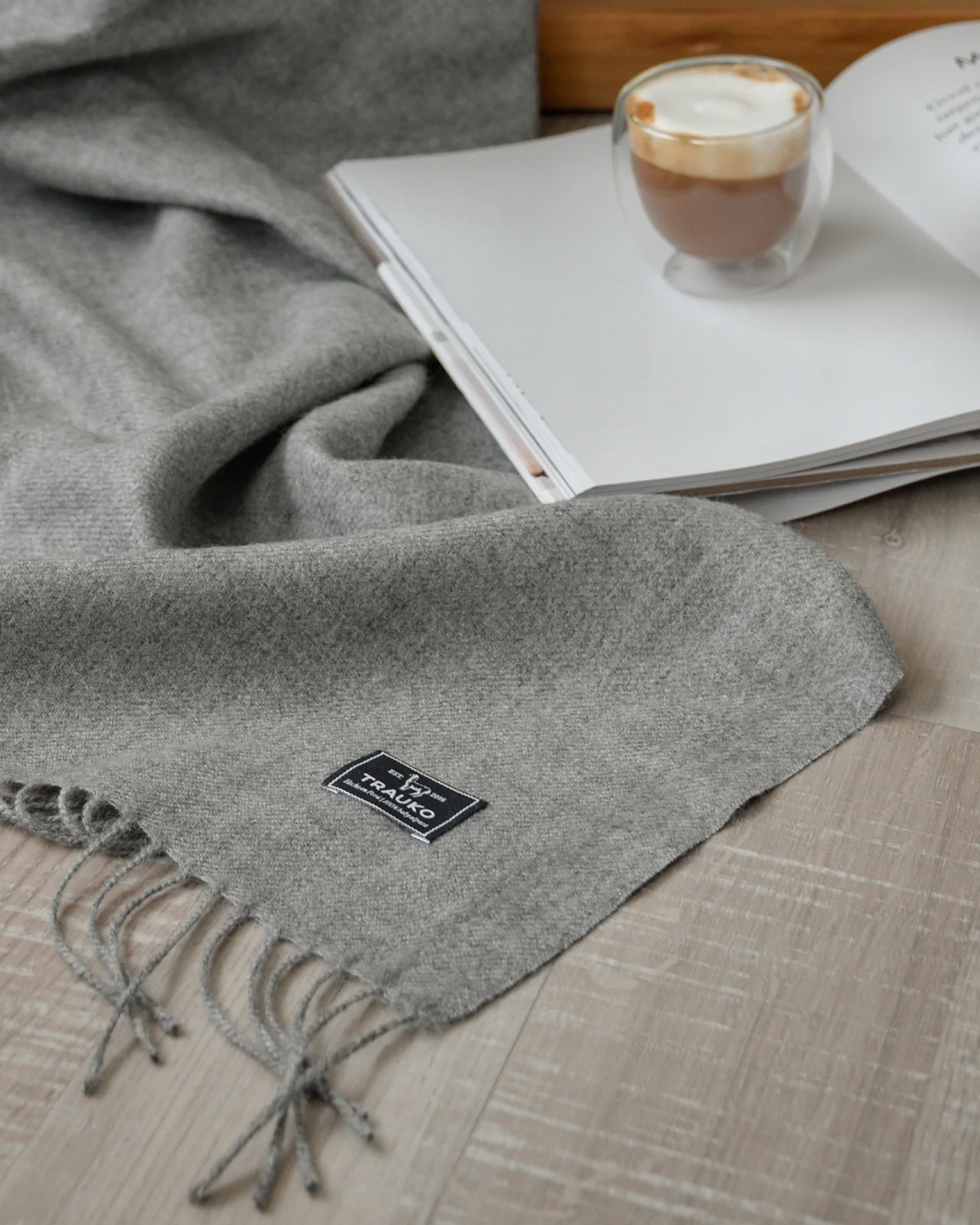 Manta Baby Alpaca Gris - Trauko