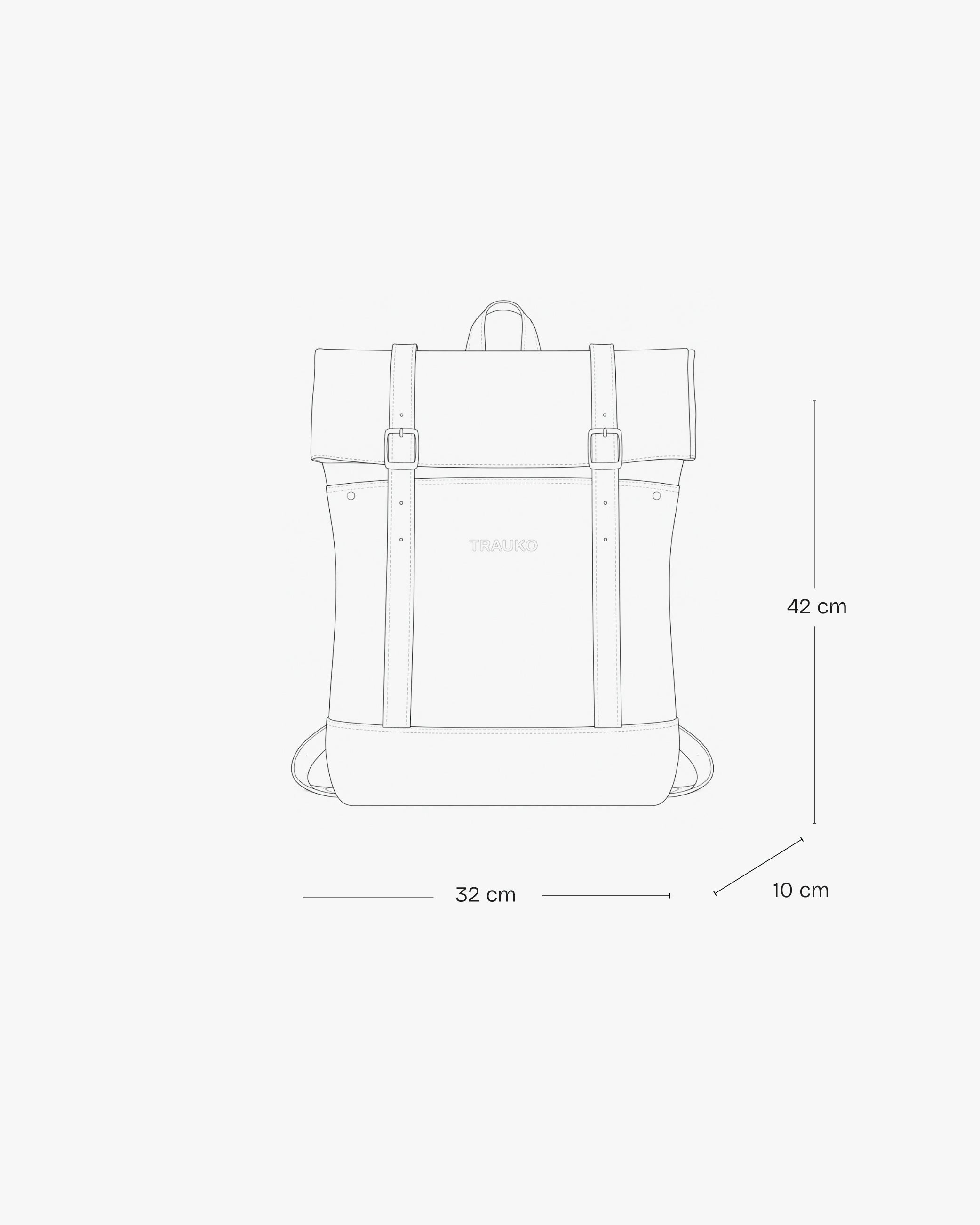 Mochila Patagónica Negro - Trauko