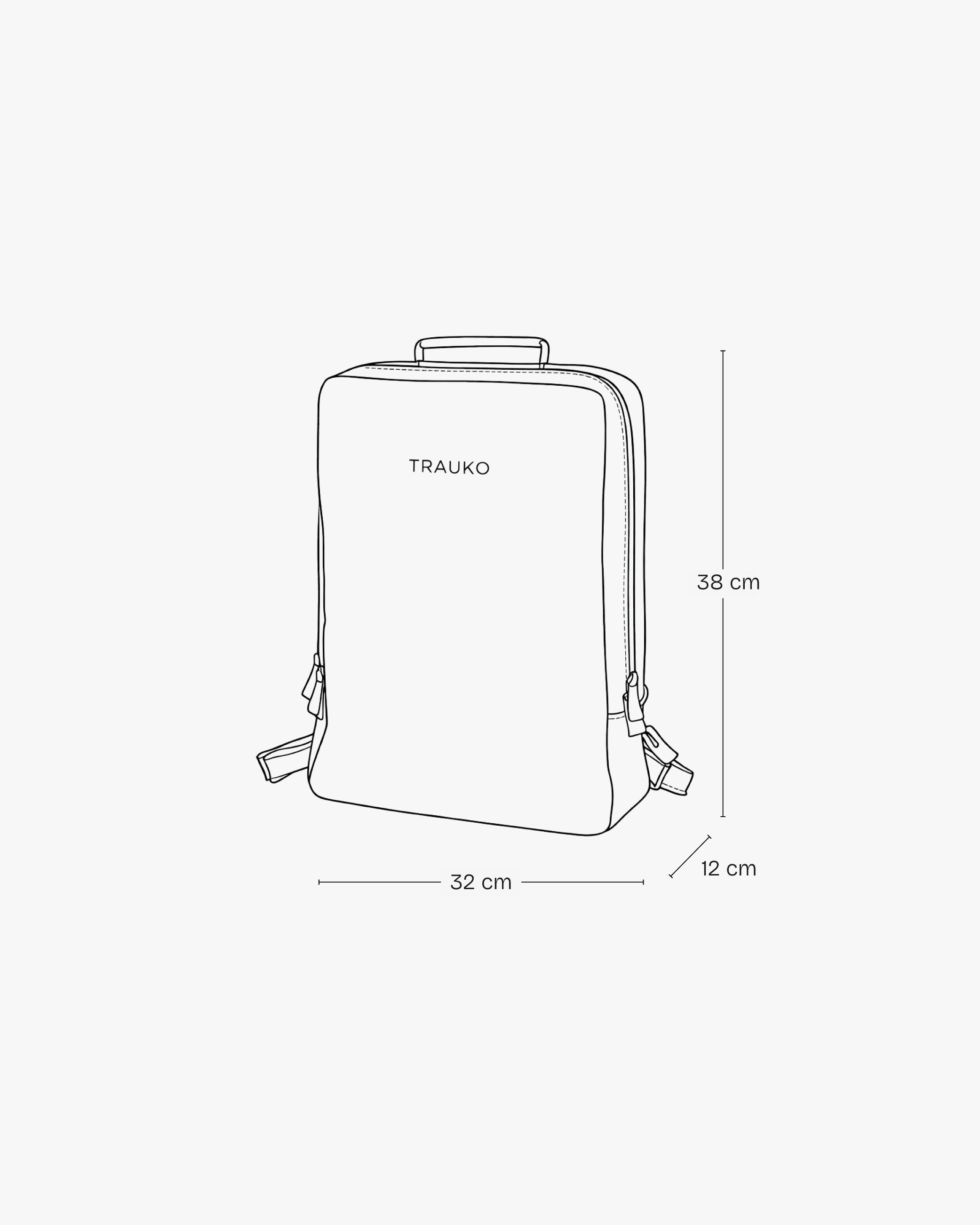 Mochila Verona Negro - Trauko