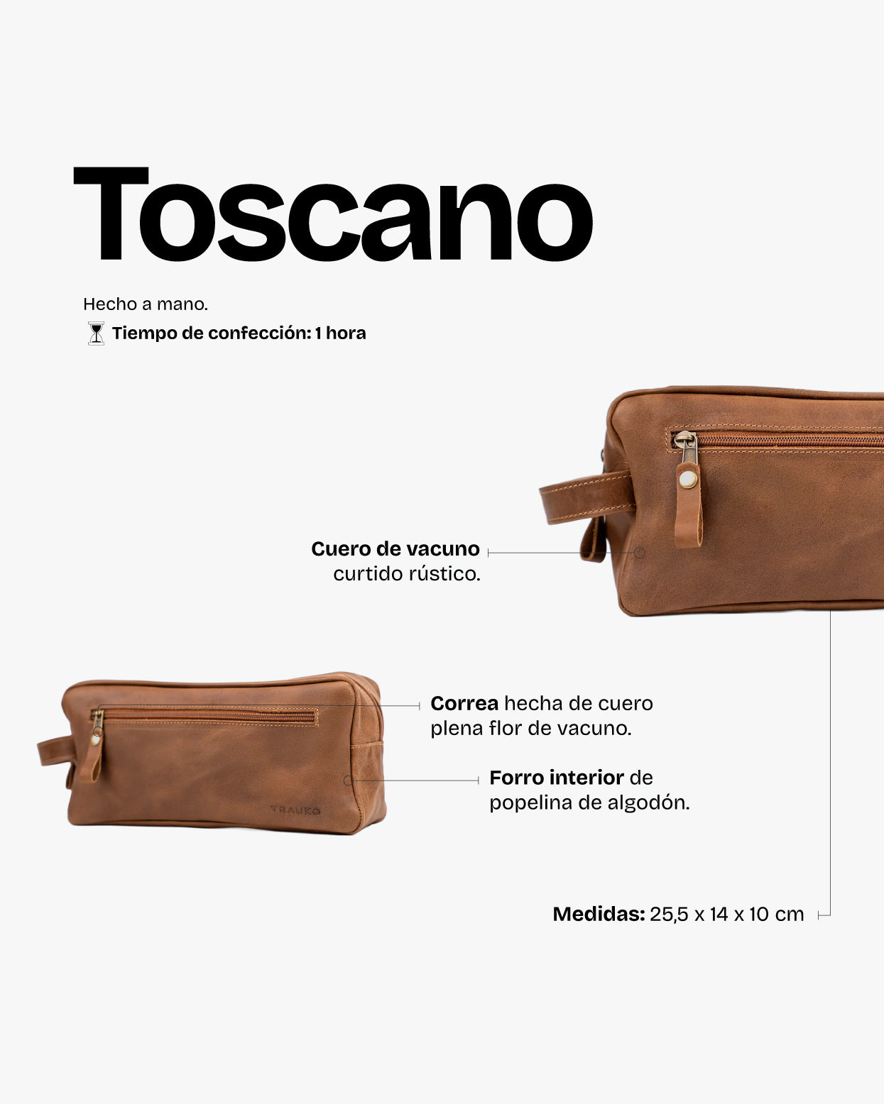Neceser Toscano Café - Trauko