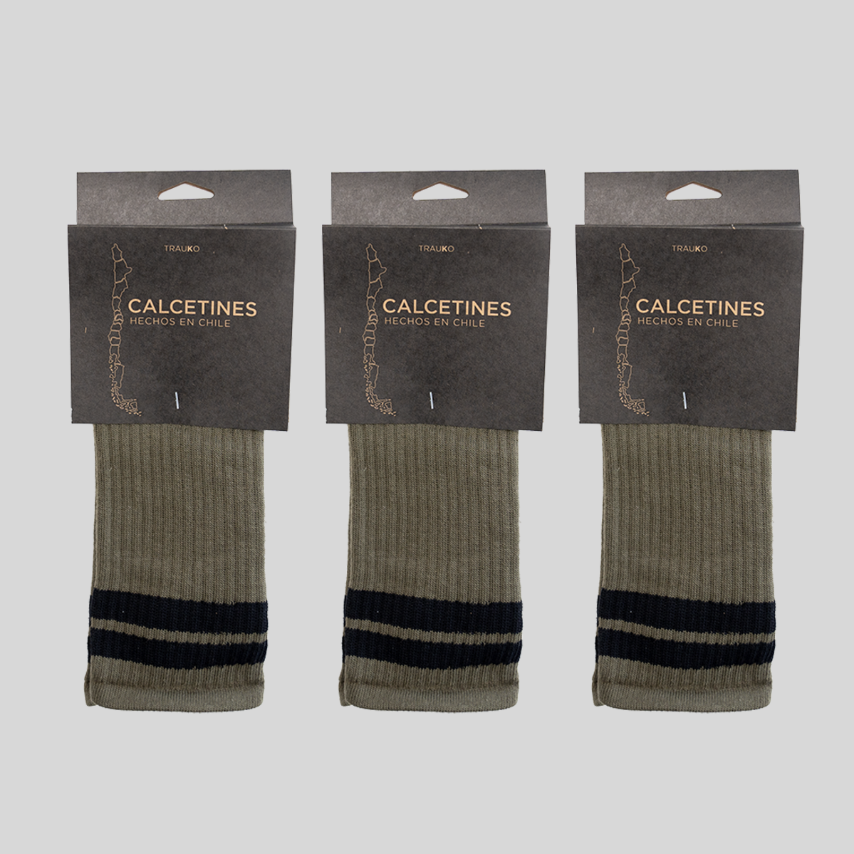 Pack 3 Calcetines Verde