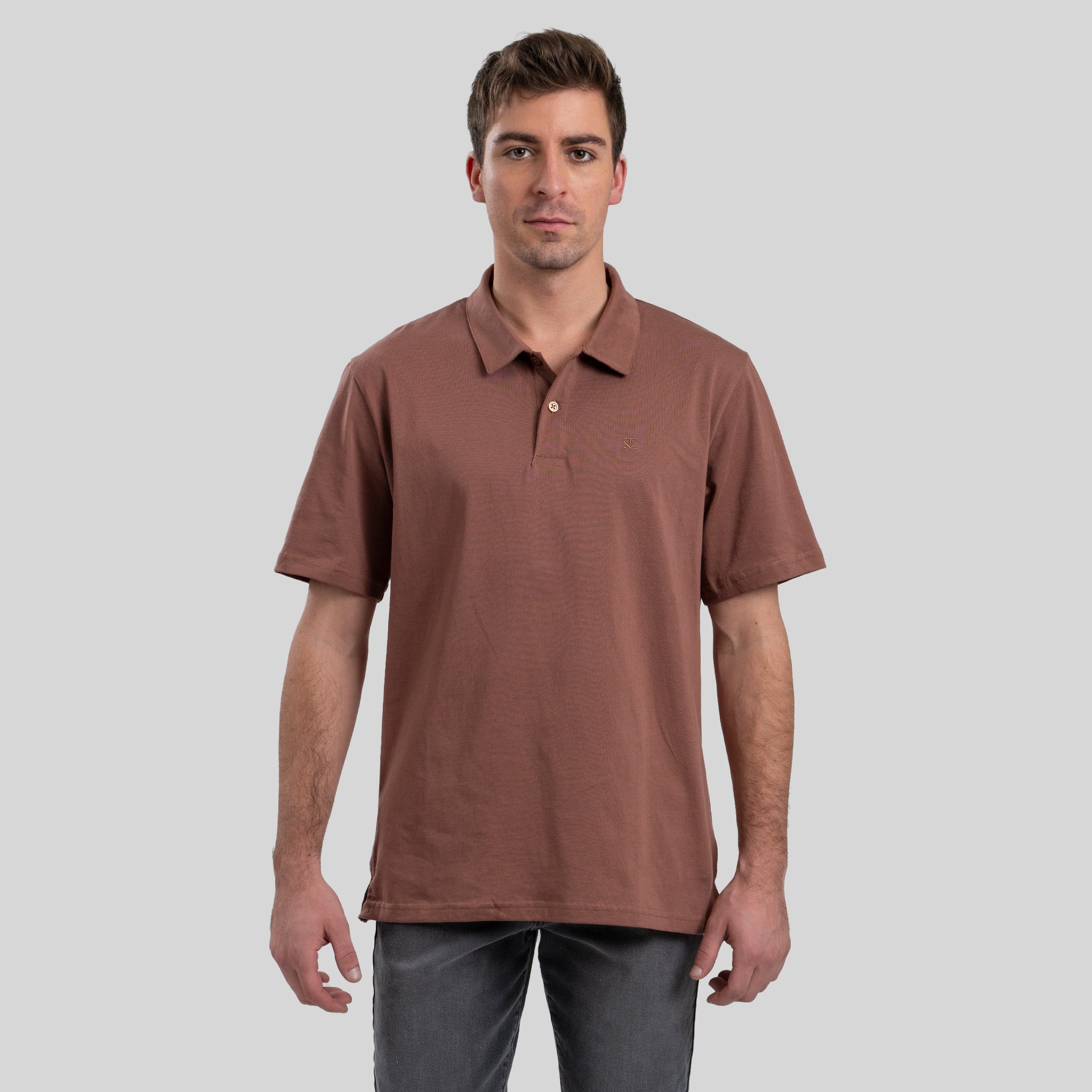 Polera Polo Terracota