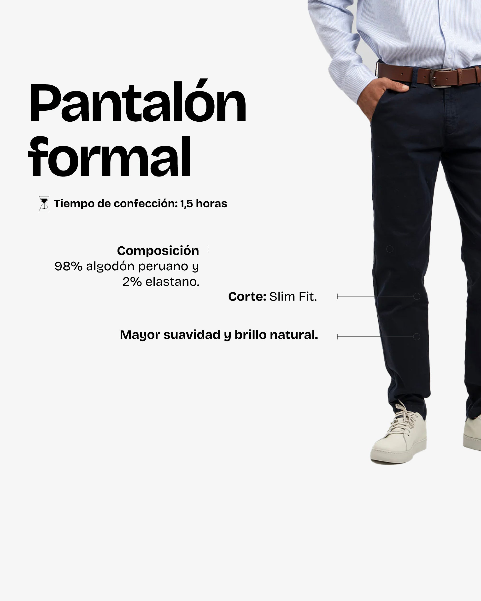 Pantalón Formal Navy