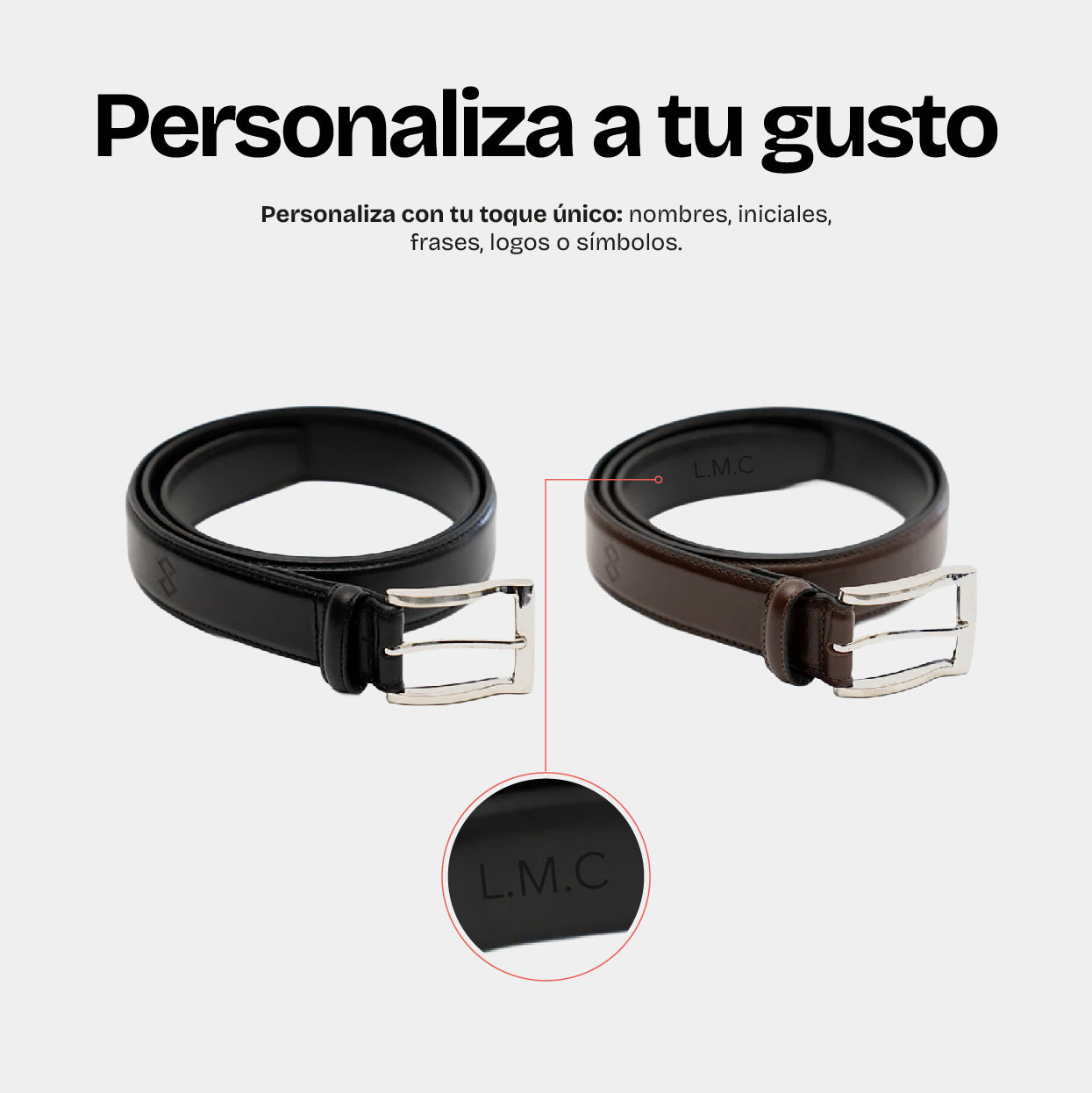 Cinturón Formal Negro - Trauko