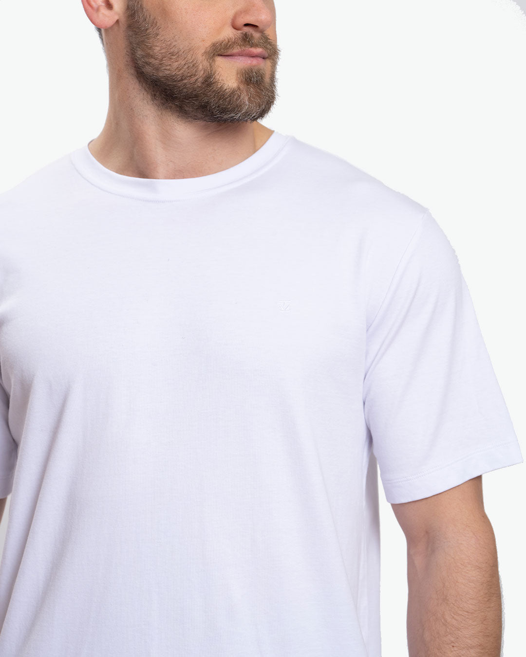 Pijama Pima Corto Blanco Cuadros