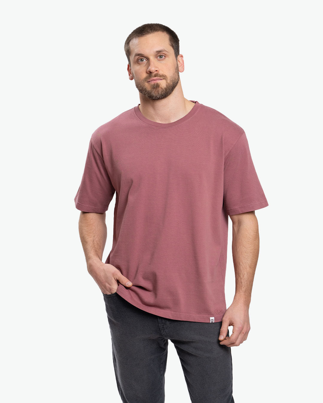 Polera OverSize Burdeo