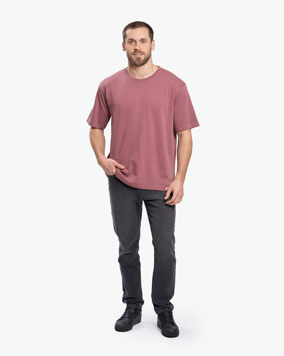 Polera OverSize Burdeo