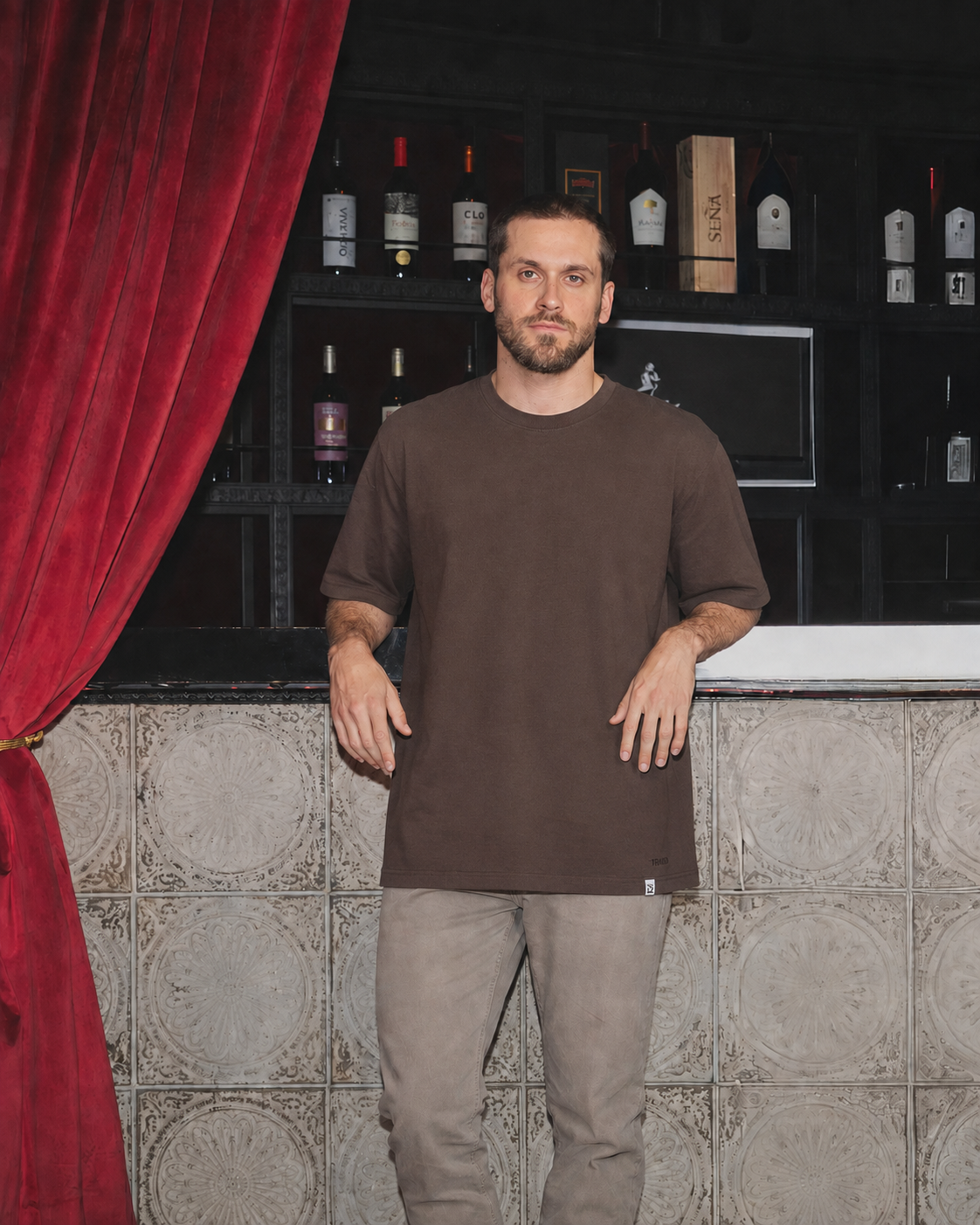 Polera OverSize Café