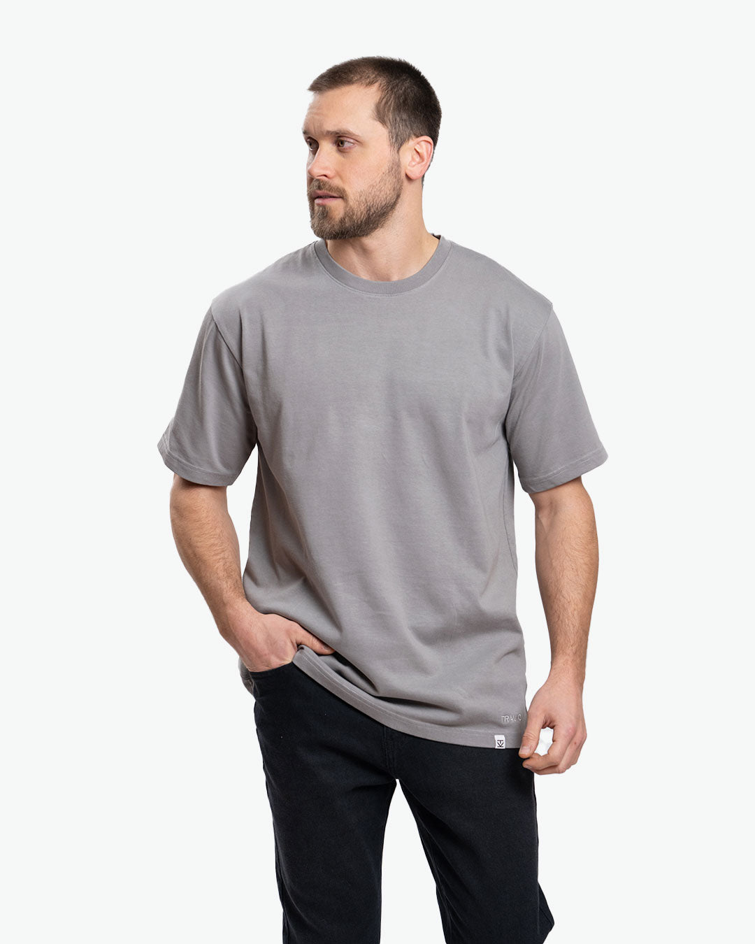 Polera OverSize Gris